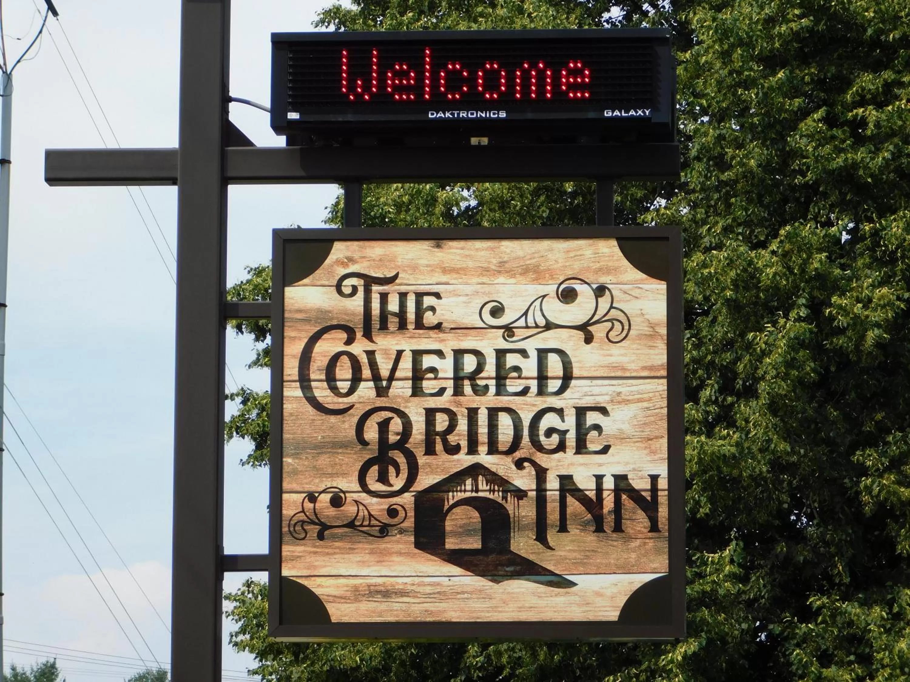 Property logo or sign in The Covered Bridge Inn