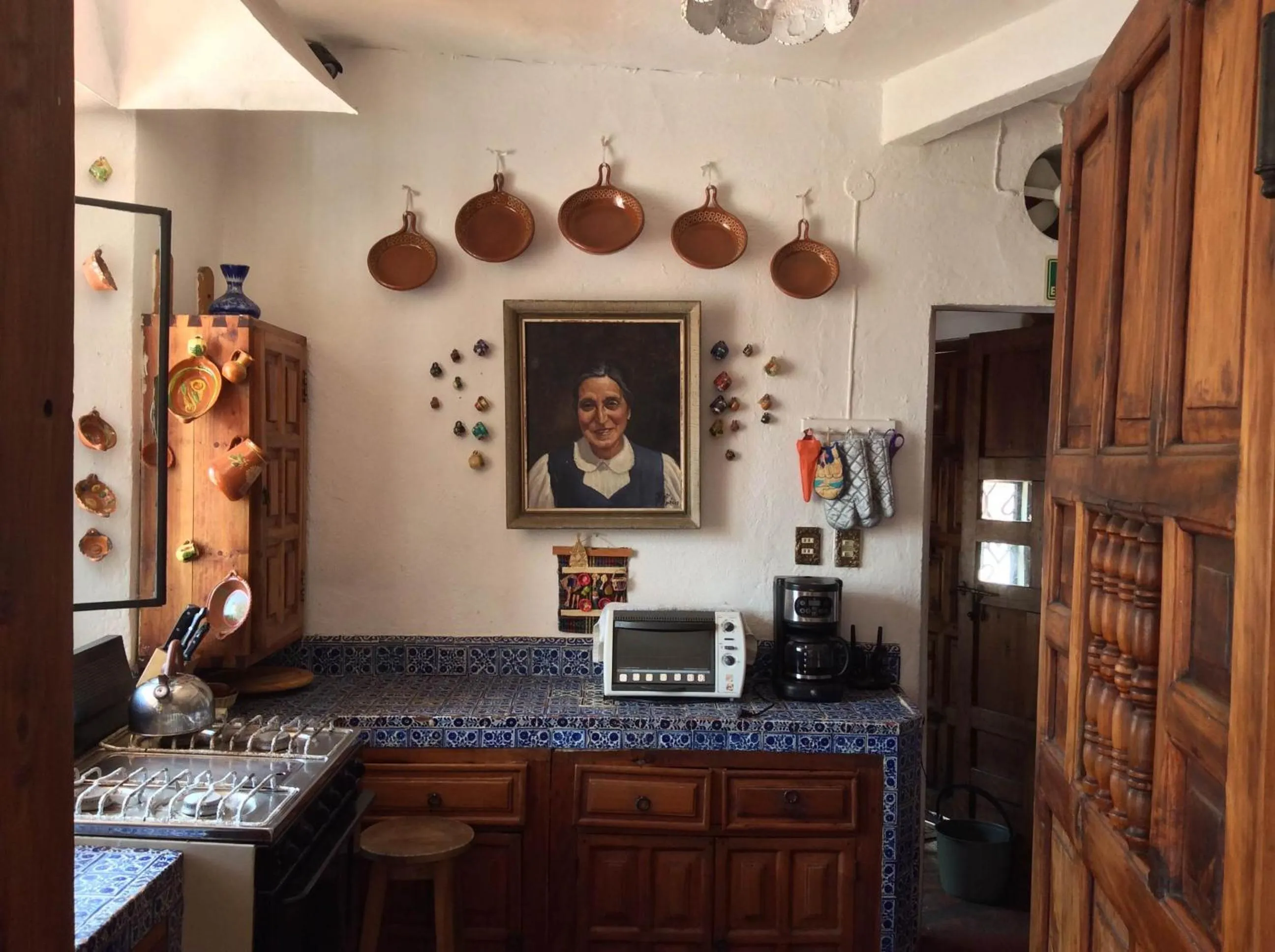 Kitchen or kitchenette in Hotel Mi Casita
