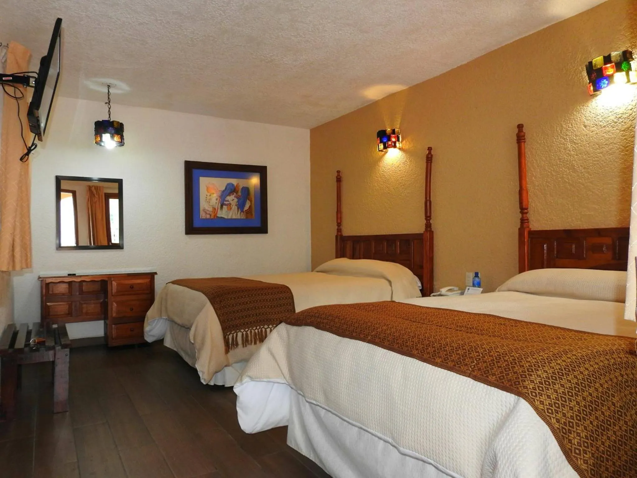 Bed in Hotel Santa Clara