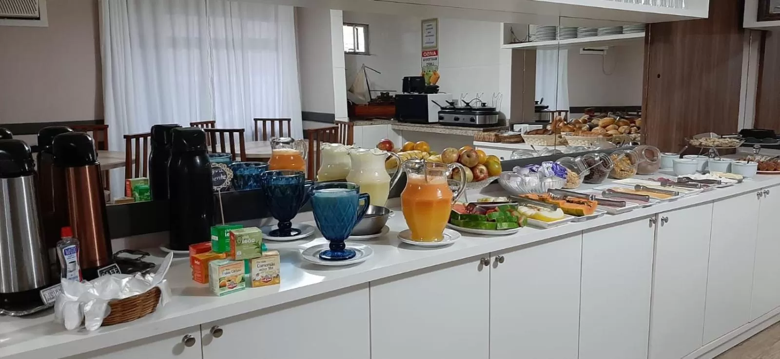 Buffet breakfast in Pousada do Pescador