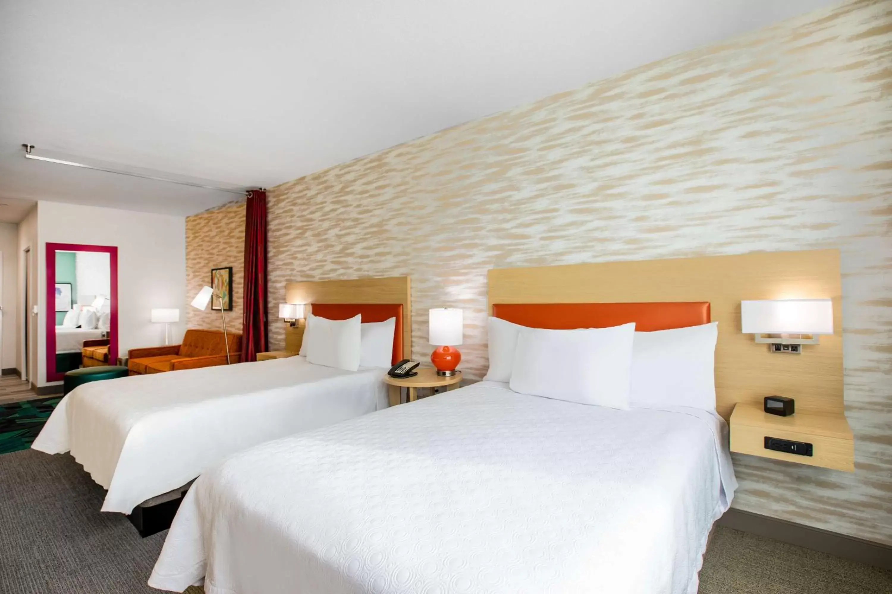 Queen Studio with Two Queen Beds - Non-Smoking in Home2 Suites By Hilton Carlsbad, Ca Queen Studio with Two Queen Beds - Non-Smoking in Home2 Suites By Hilton Carlsbad, Ca