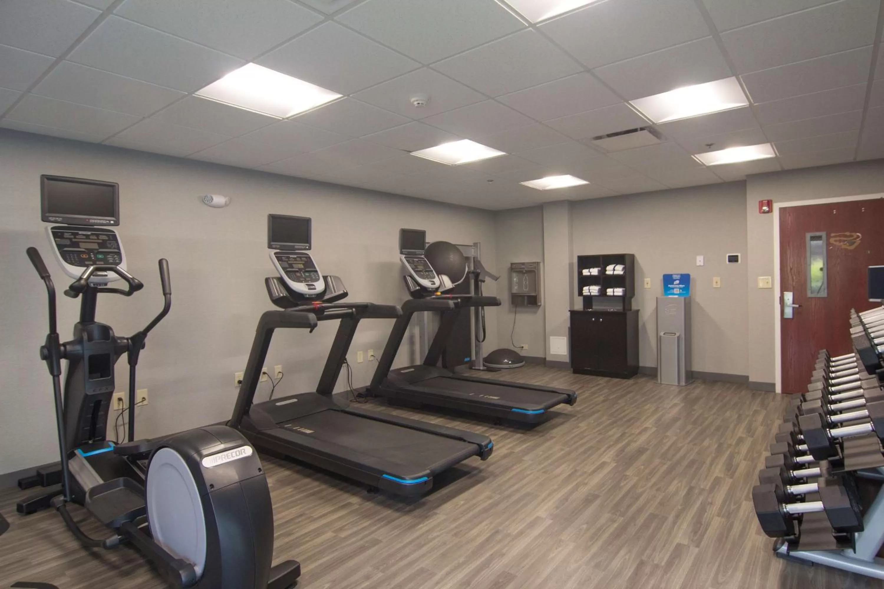 Fitness centre/facilities in Hampton Inn Medina