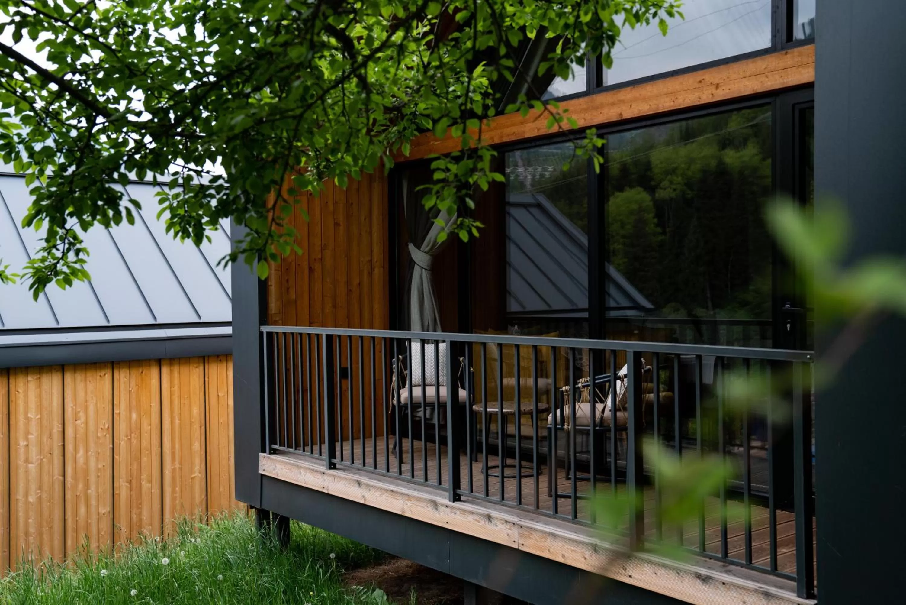 Balcony/Terrace in Qazaq Auyl Eco Hotel