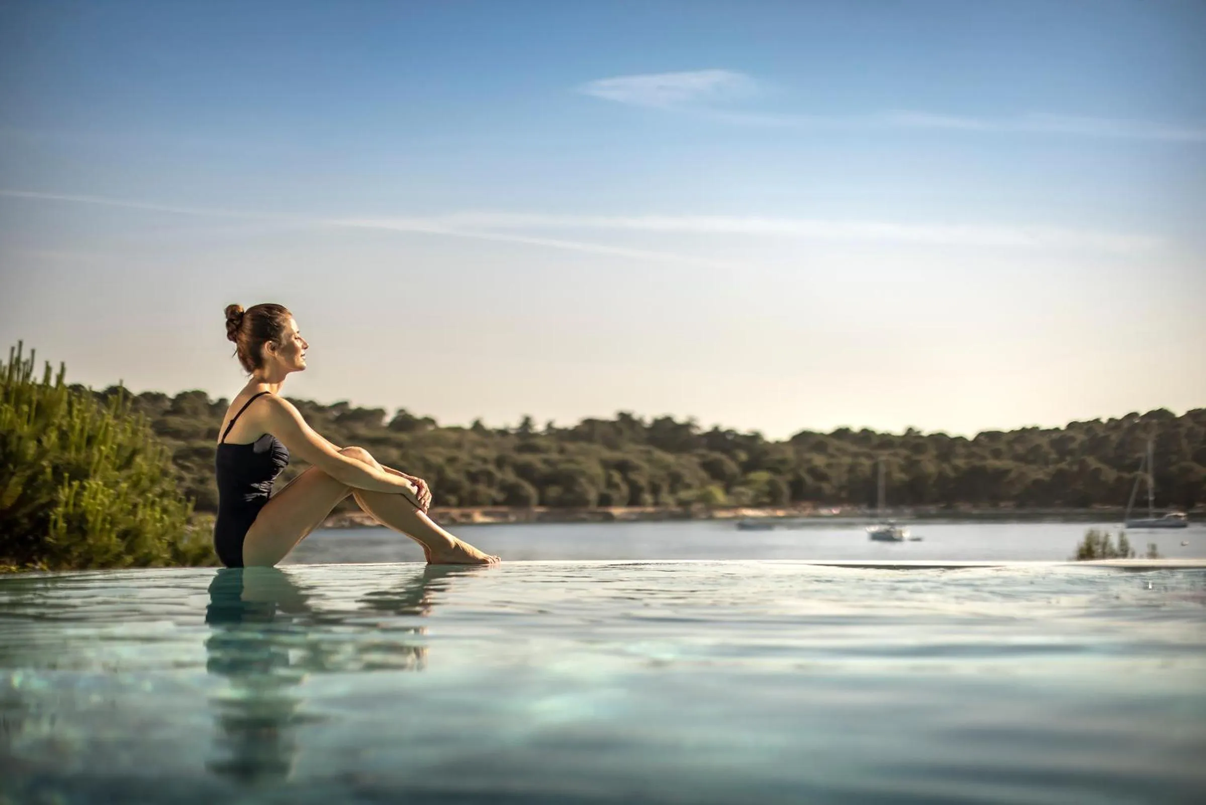 Swimming pool in Monte Mulini Adults Exclusive Hotel by Maistra Collection