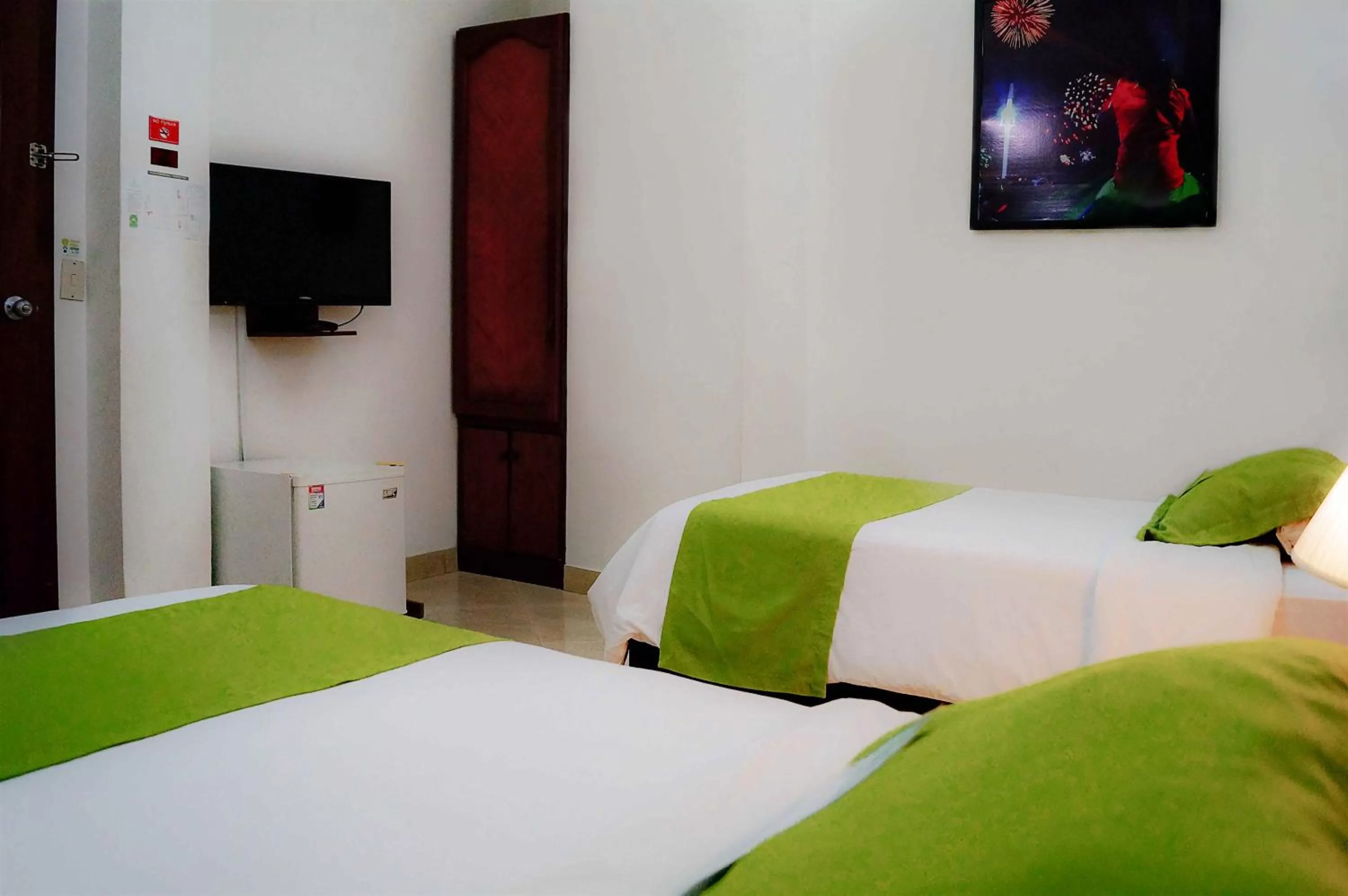 Bed in Hotel Castell