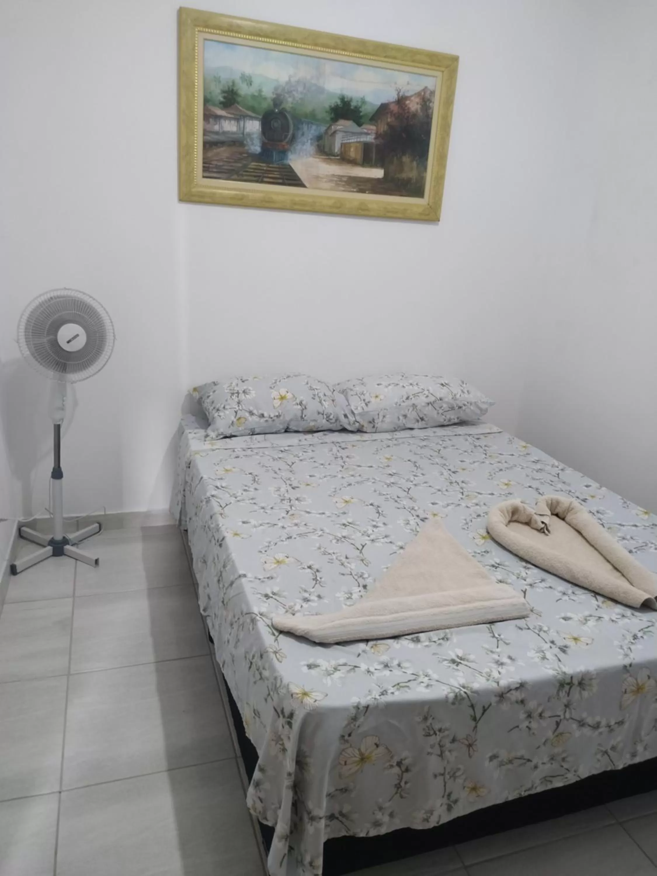 Bed in Pousada Na Praia Ubatuba