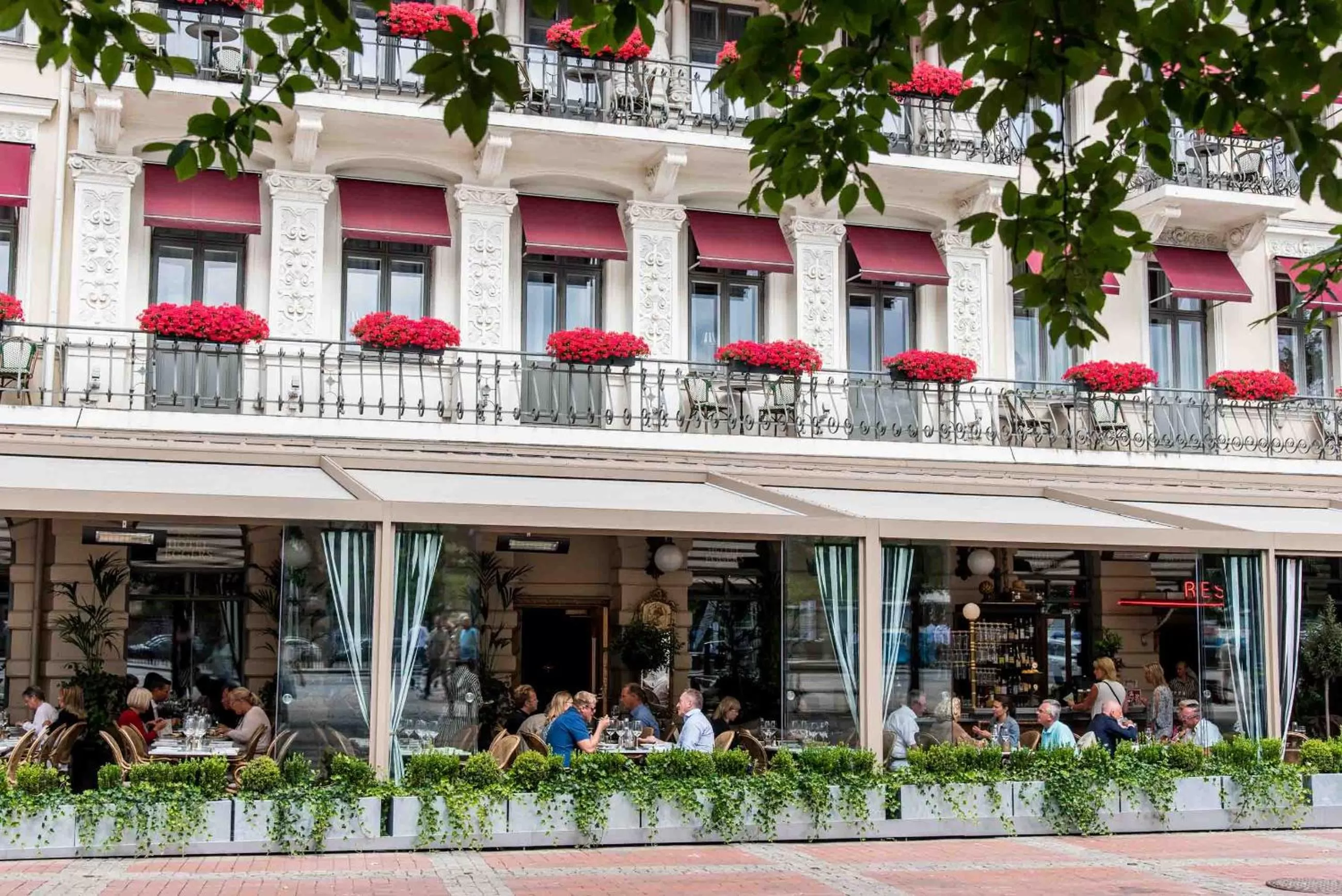 Patio in Hotel Eggers