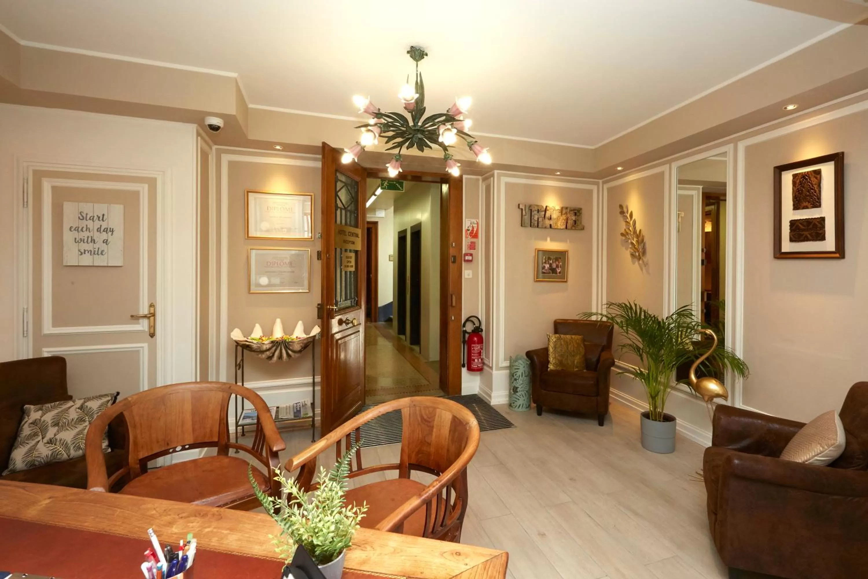 Lobby or reception in Hotel Central
