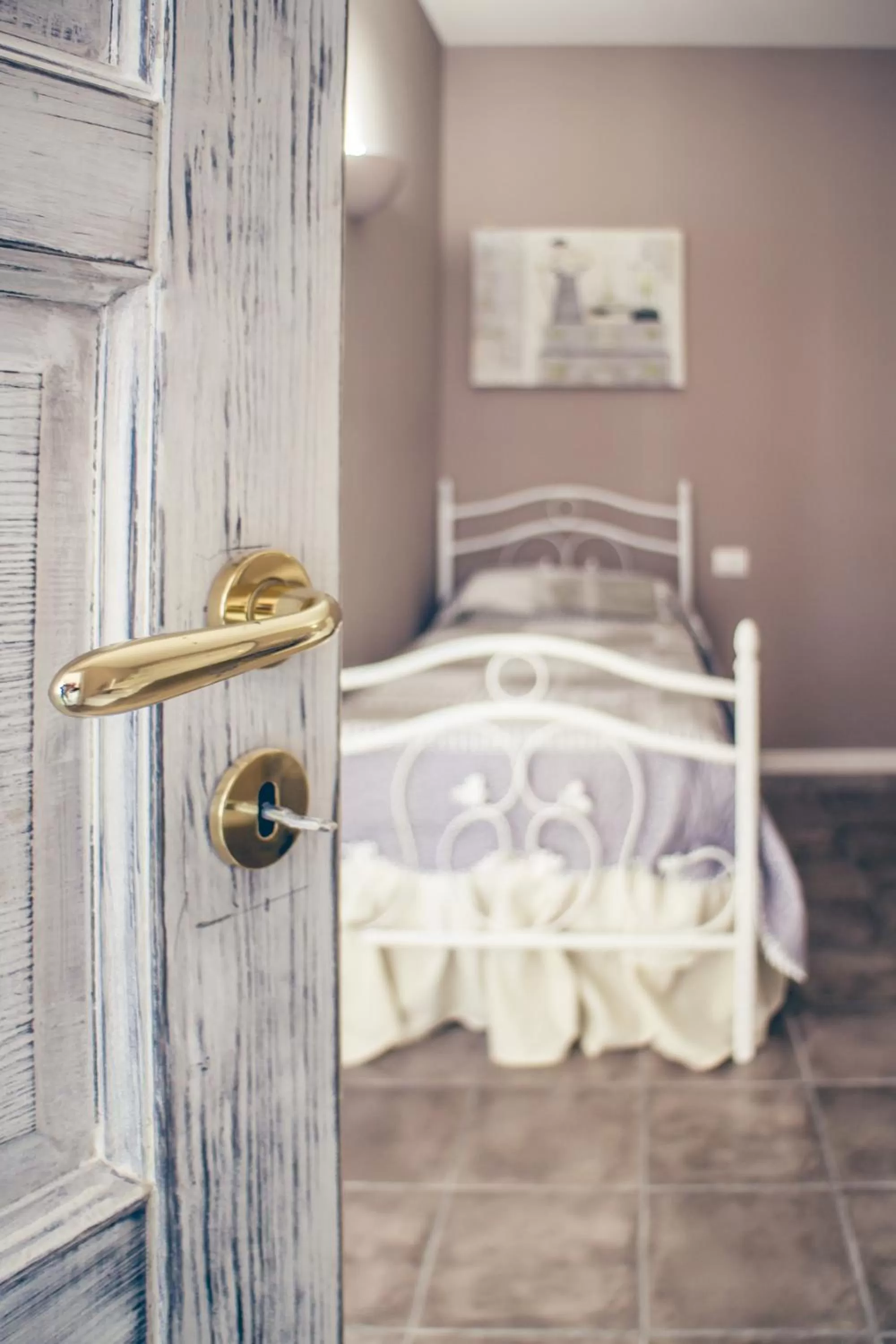 Bedroom, Bed in La Peonia