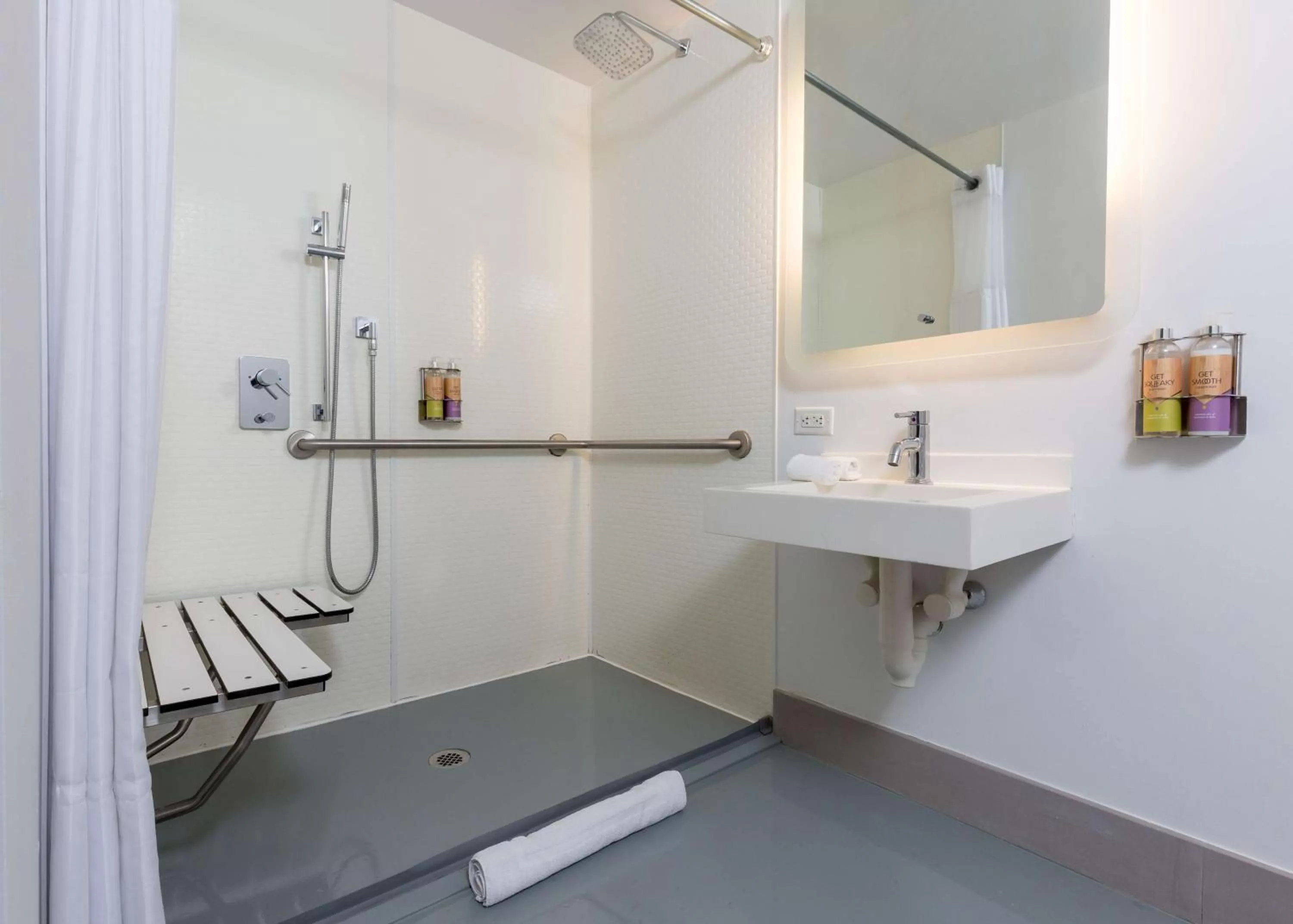 Bathroom in YOTEL Boston