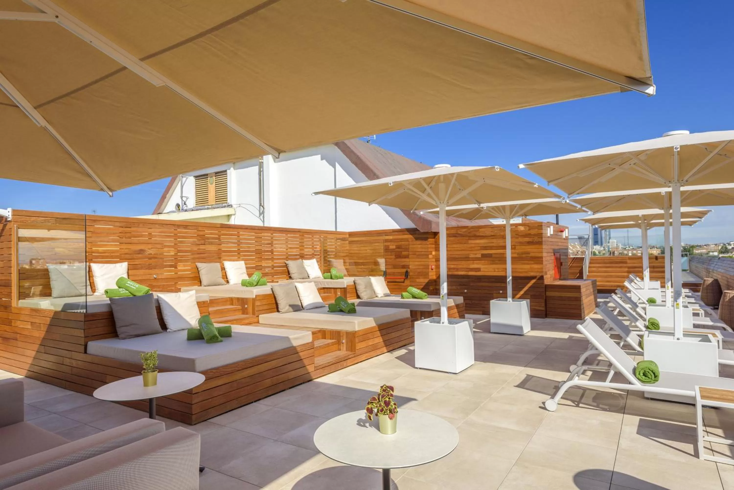 Balcony/Terrace in Melia Madrid Serrano