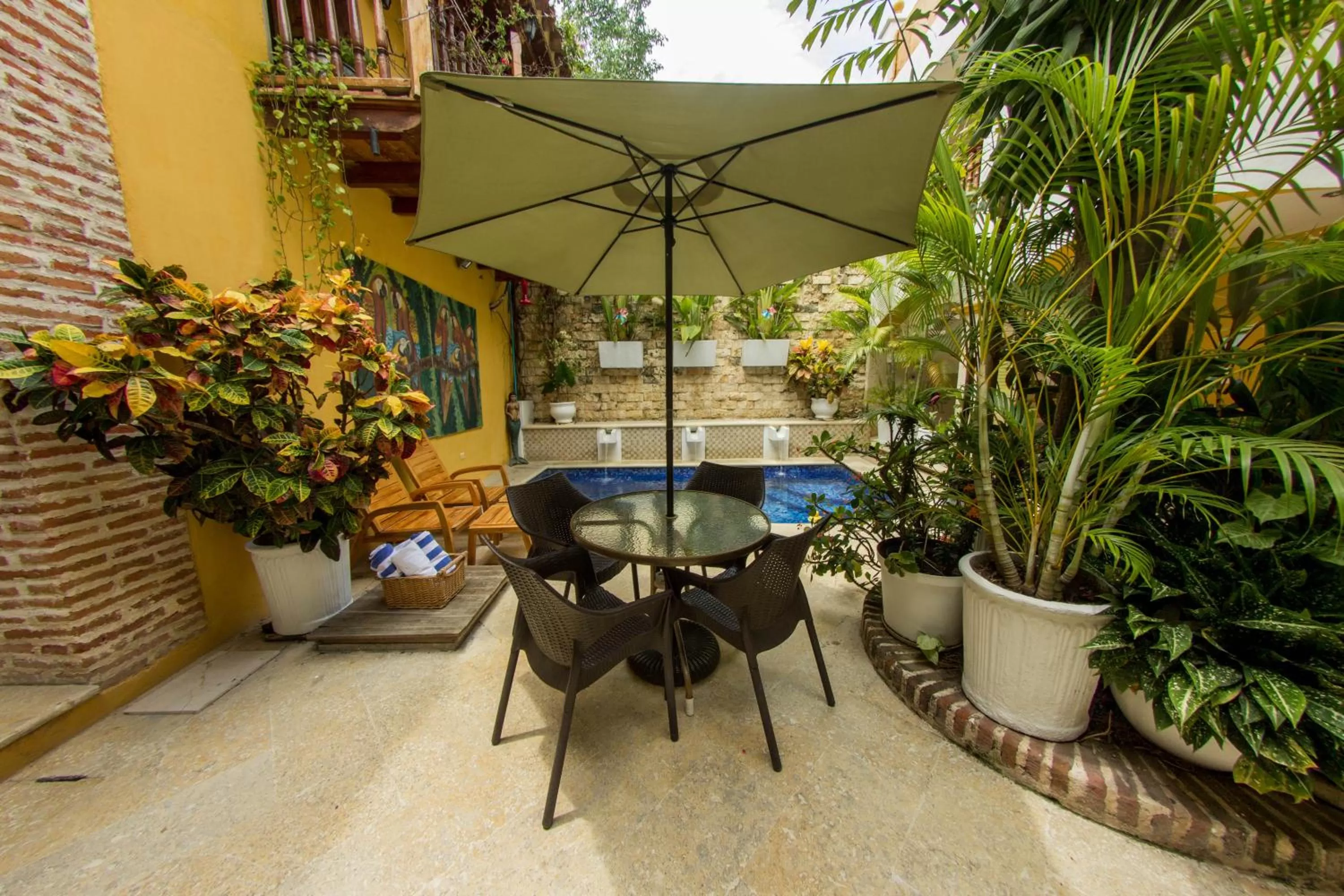 Patio in Hotel Casa Gloria Boutique