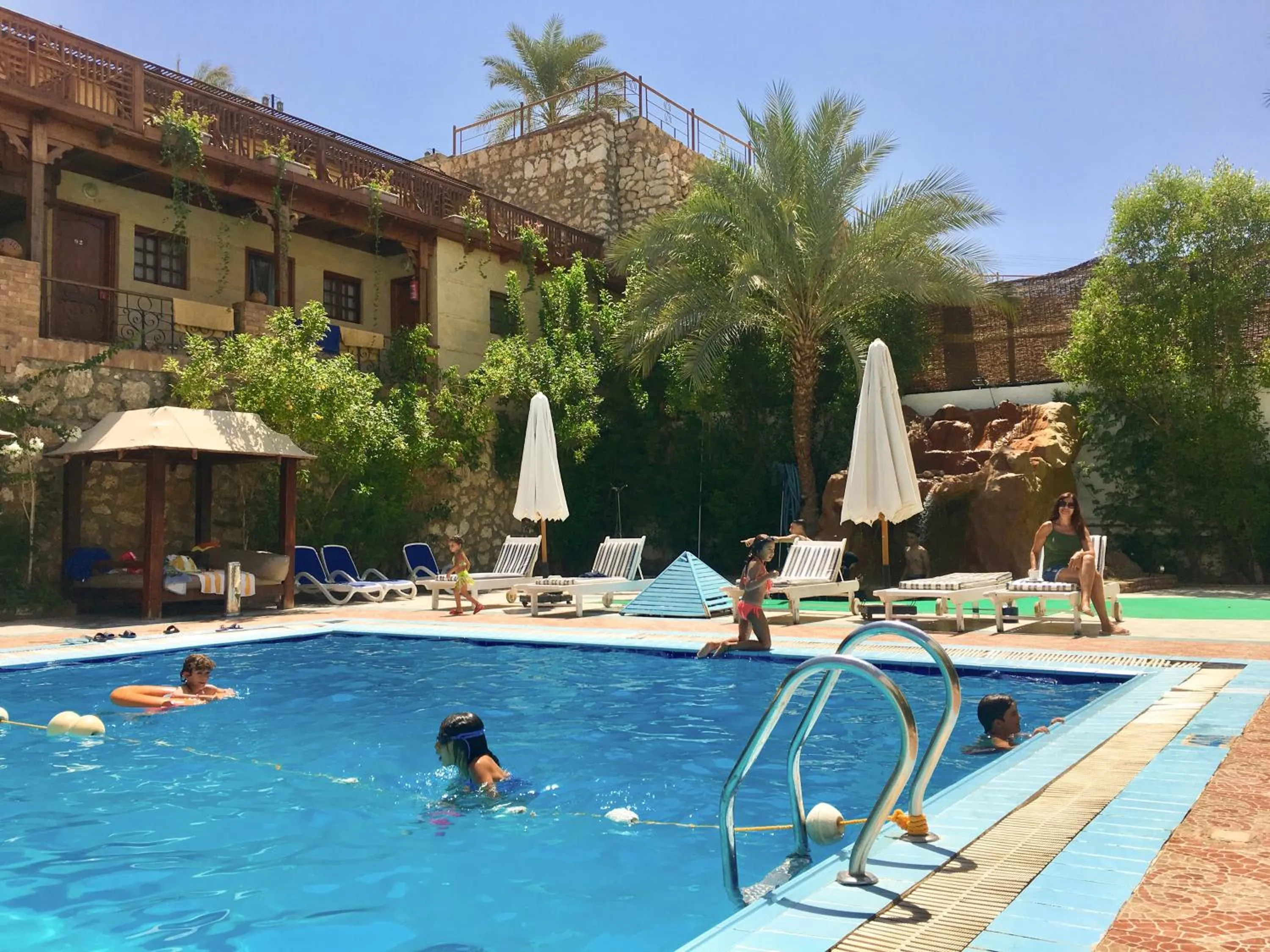 Swimming pool in Naama Blue Hotel