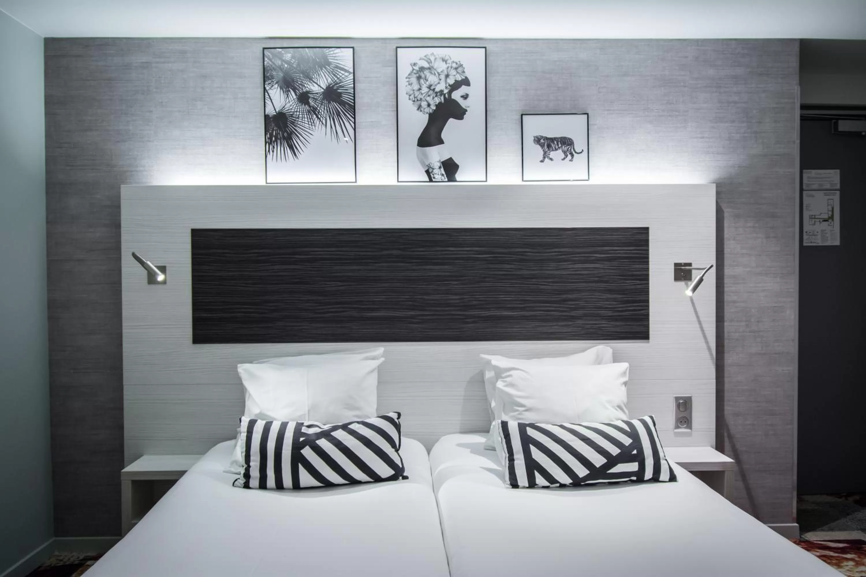 Bed in Hôtel Couvent du Franciscain Centre ville