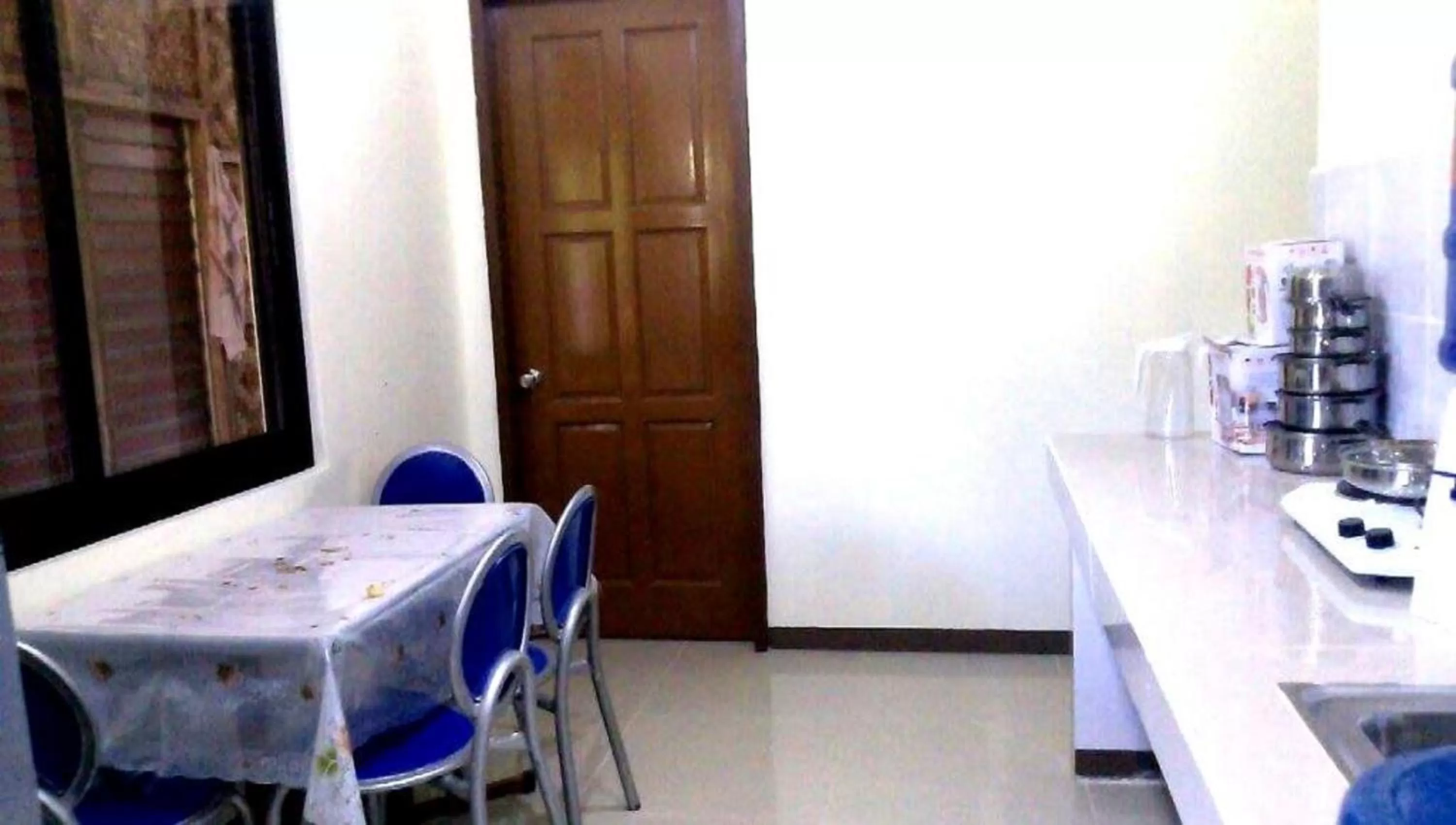 Dining area in Gaea's Apartments