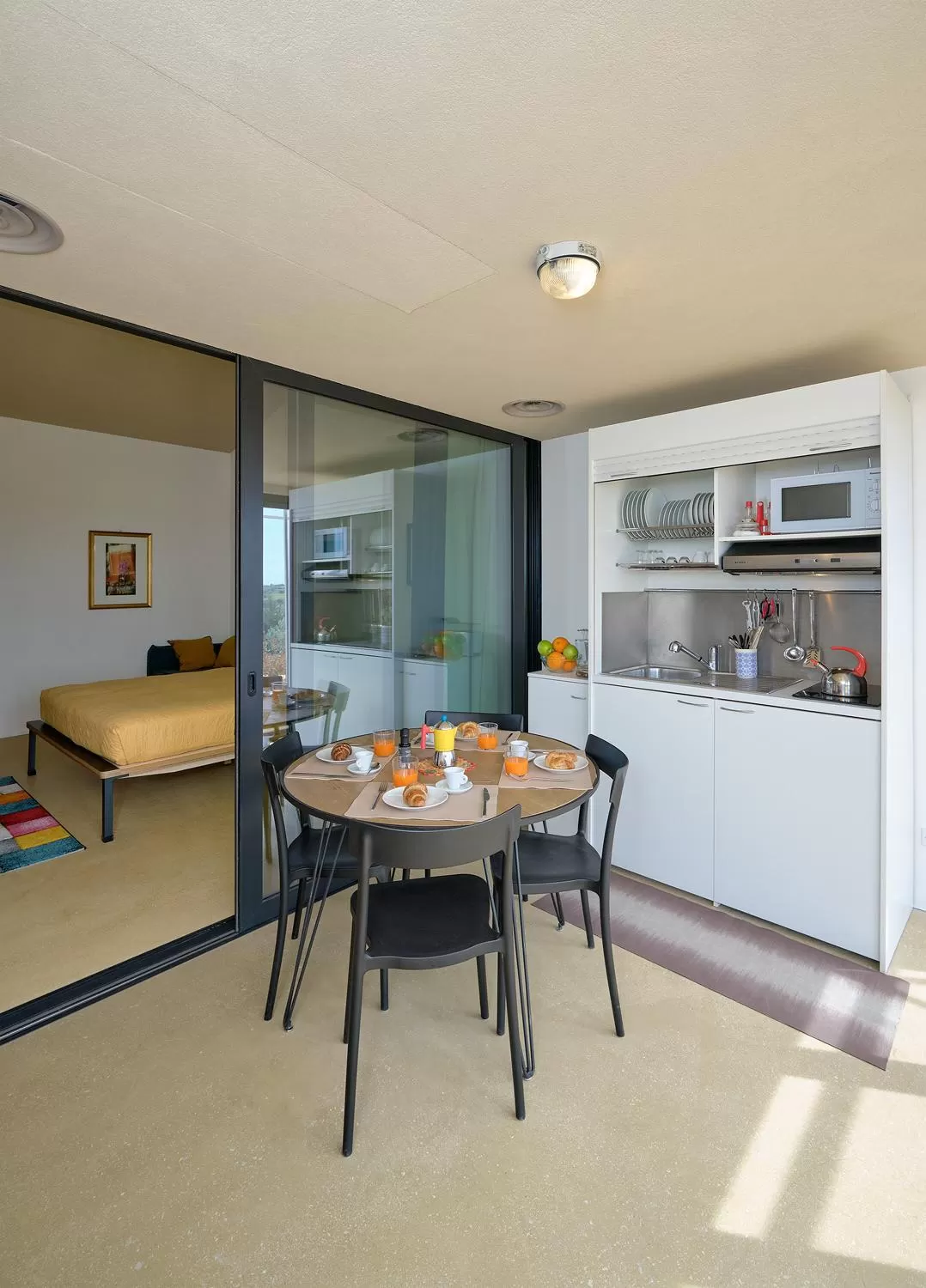 Kitchen or kitchenette in Petrantica Resort