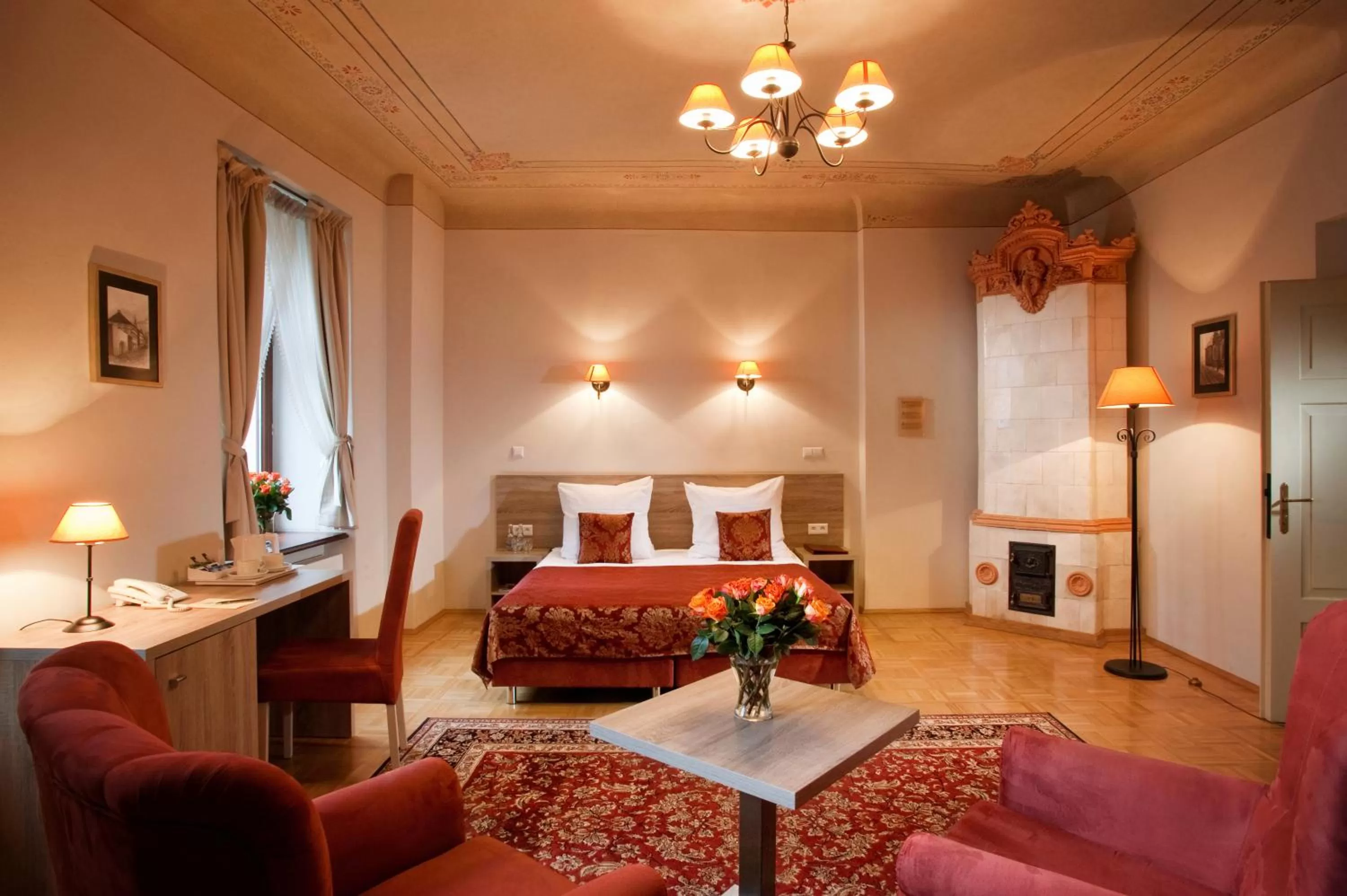 Bedroom, Bed in Hotel Santi