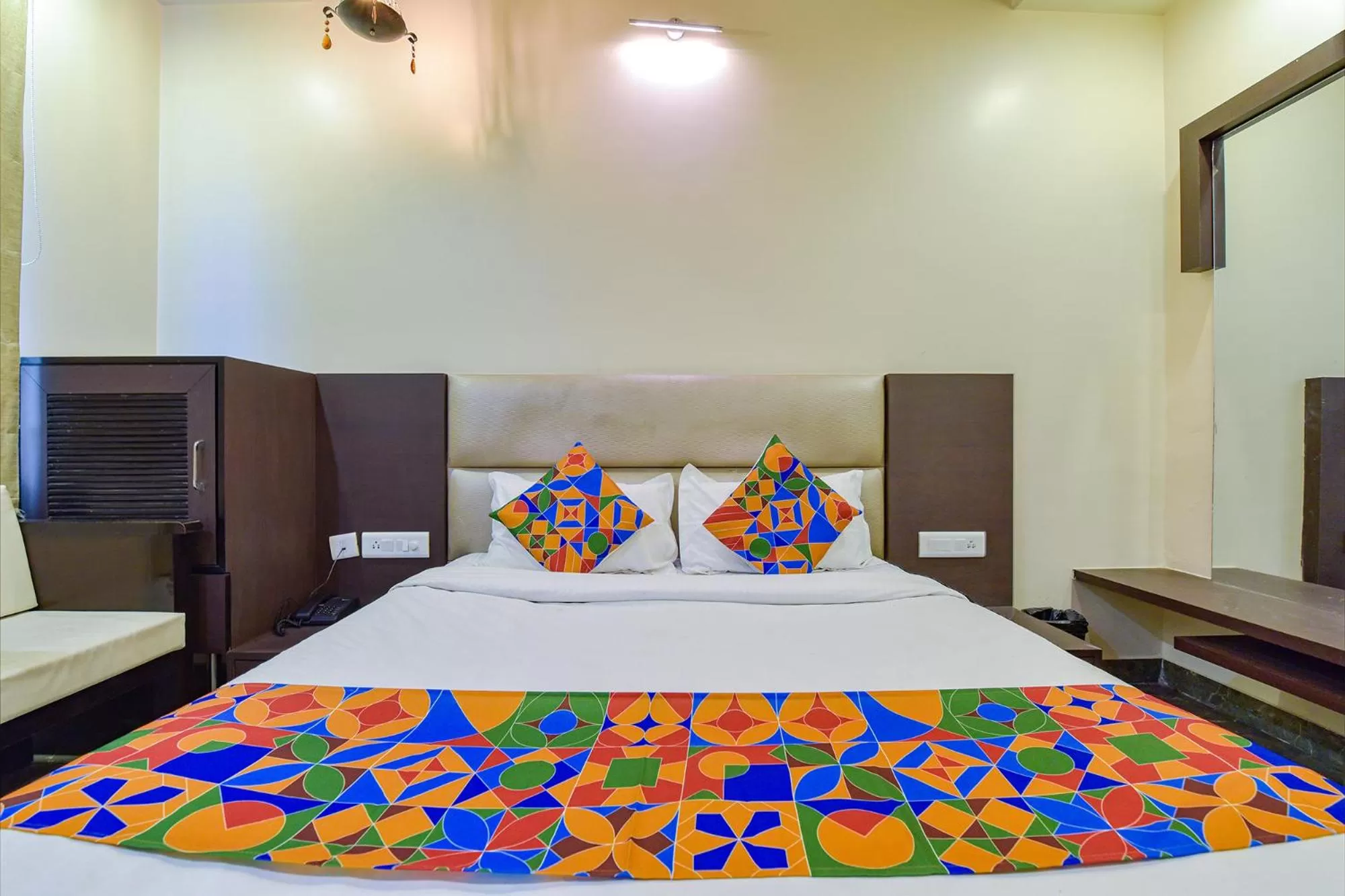 Bed in FabHotel Resolute Gopalpura