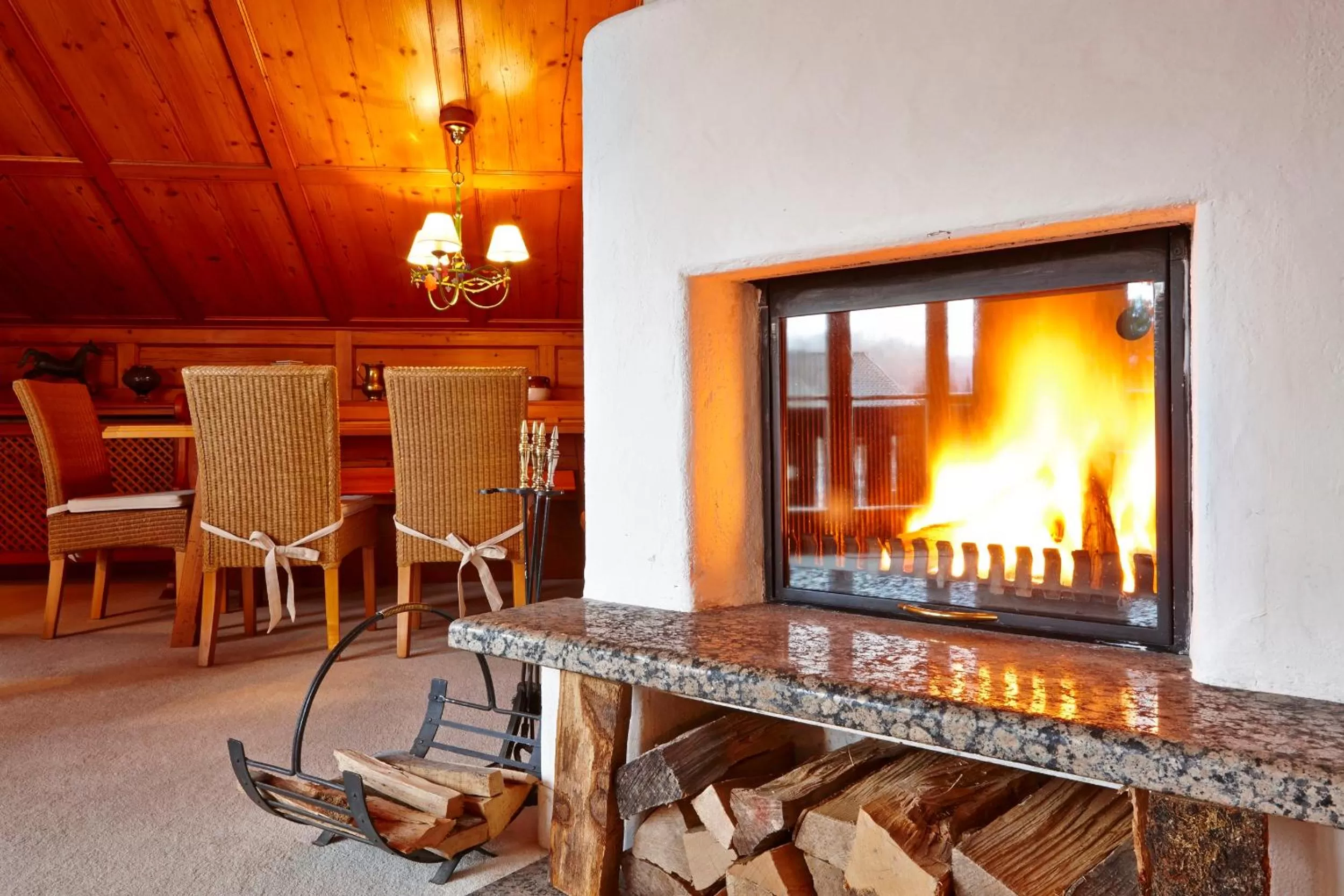 Living room in Hotel Zugspitze