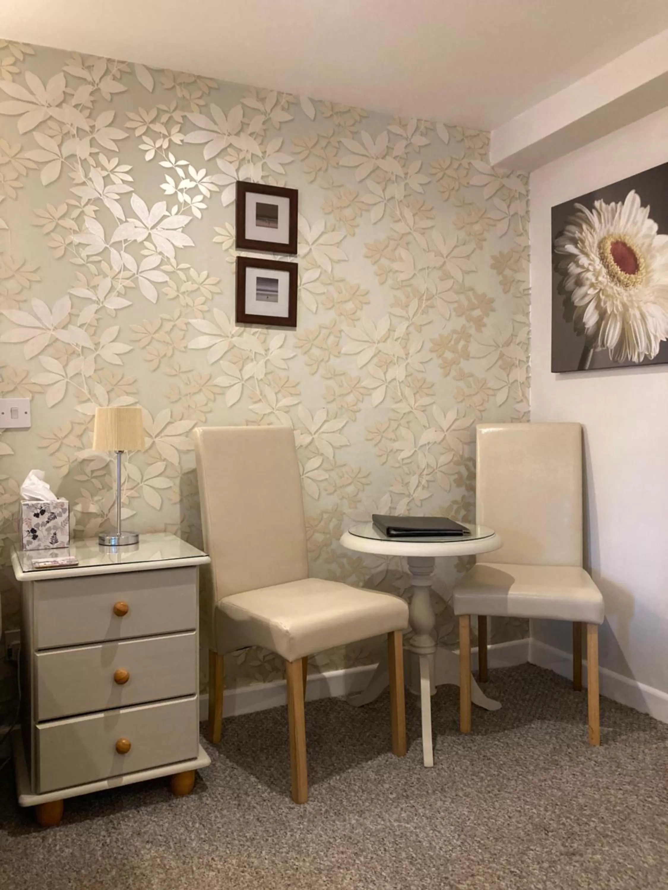 Seating area in The Wentworth Guest House