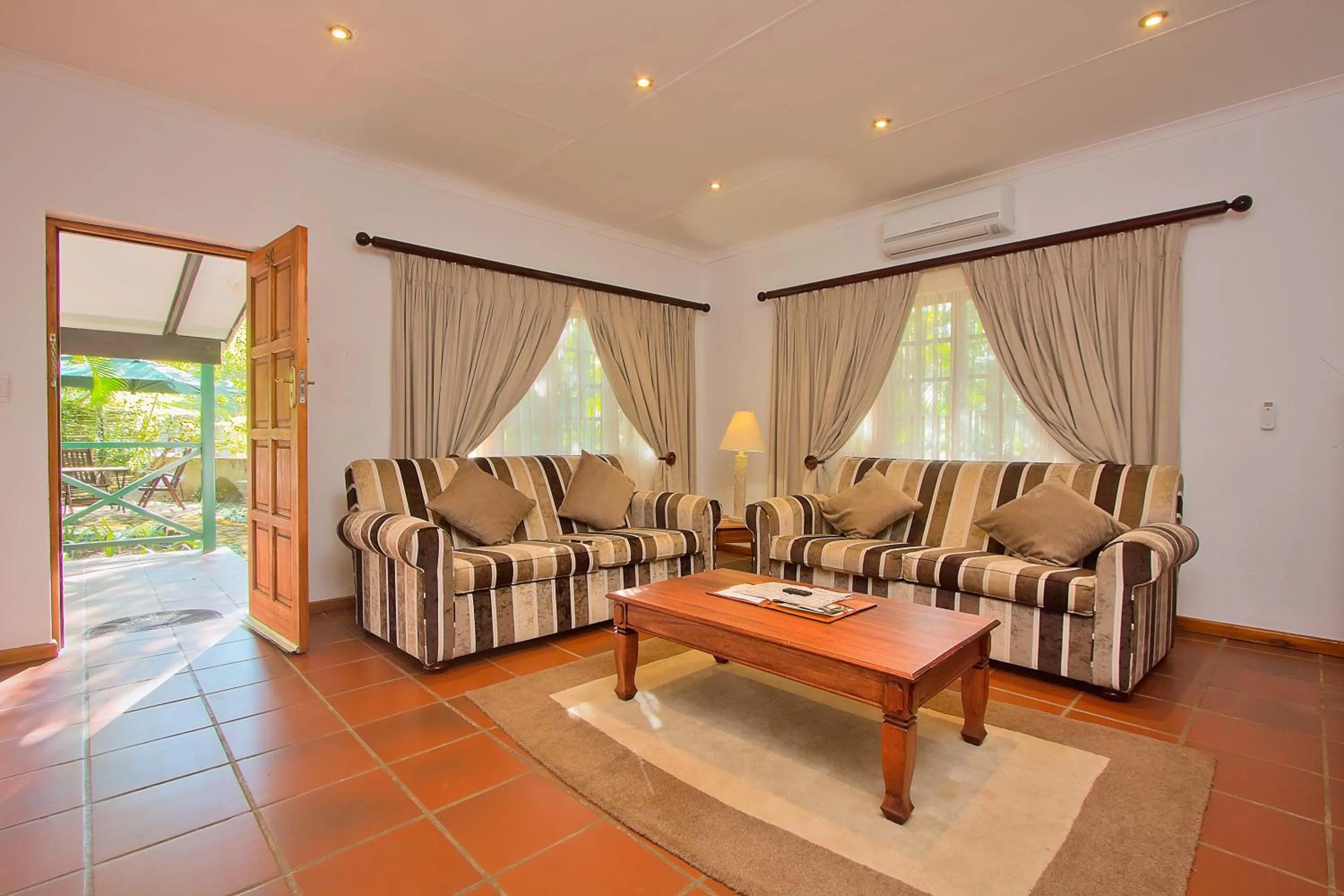 Seating area in Tzaneen Country Lodge