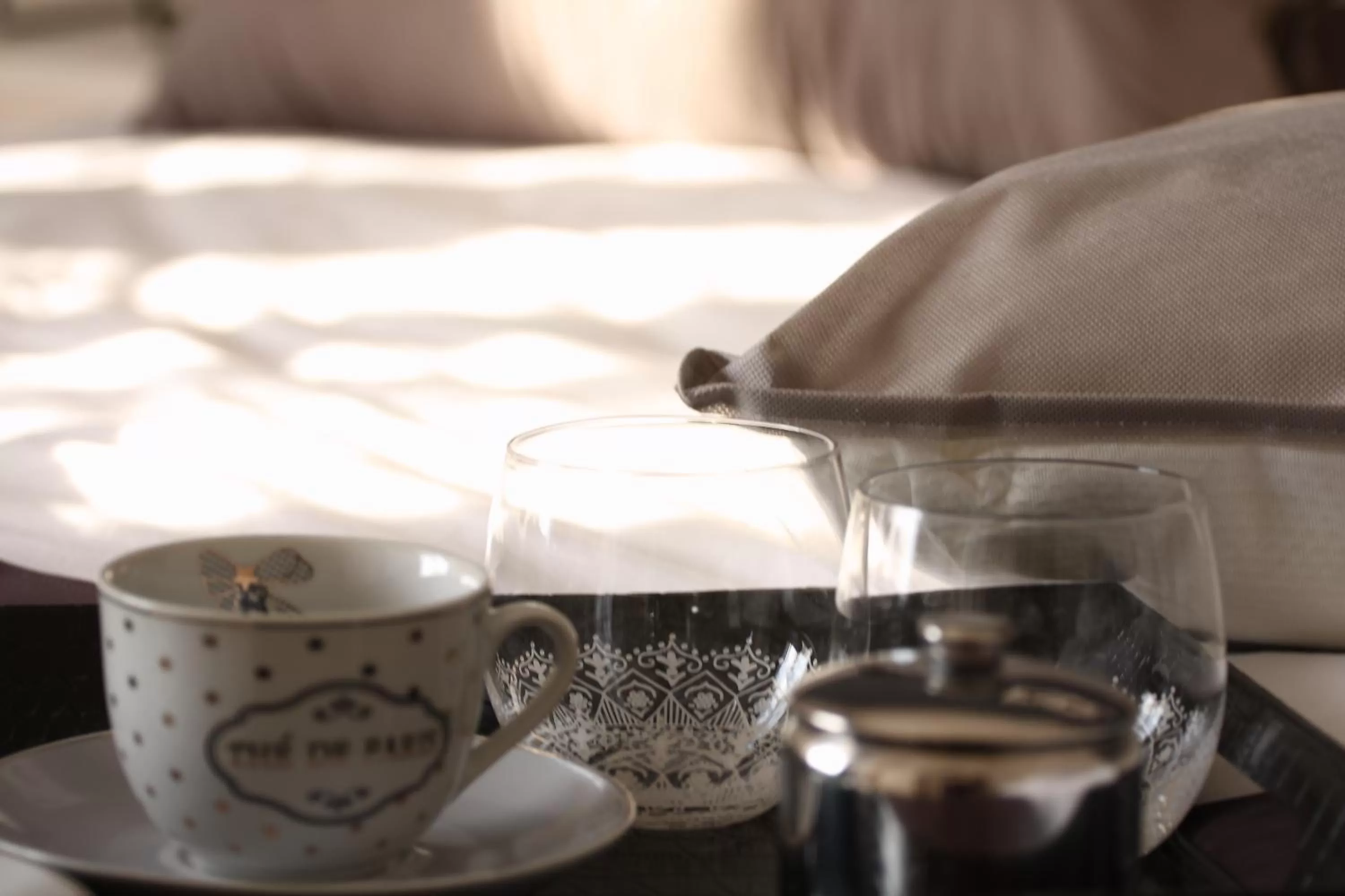 Bed in Pompei Palace B&B