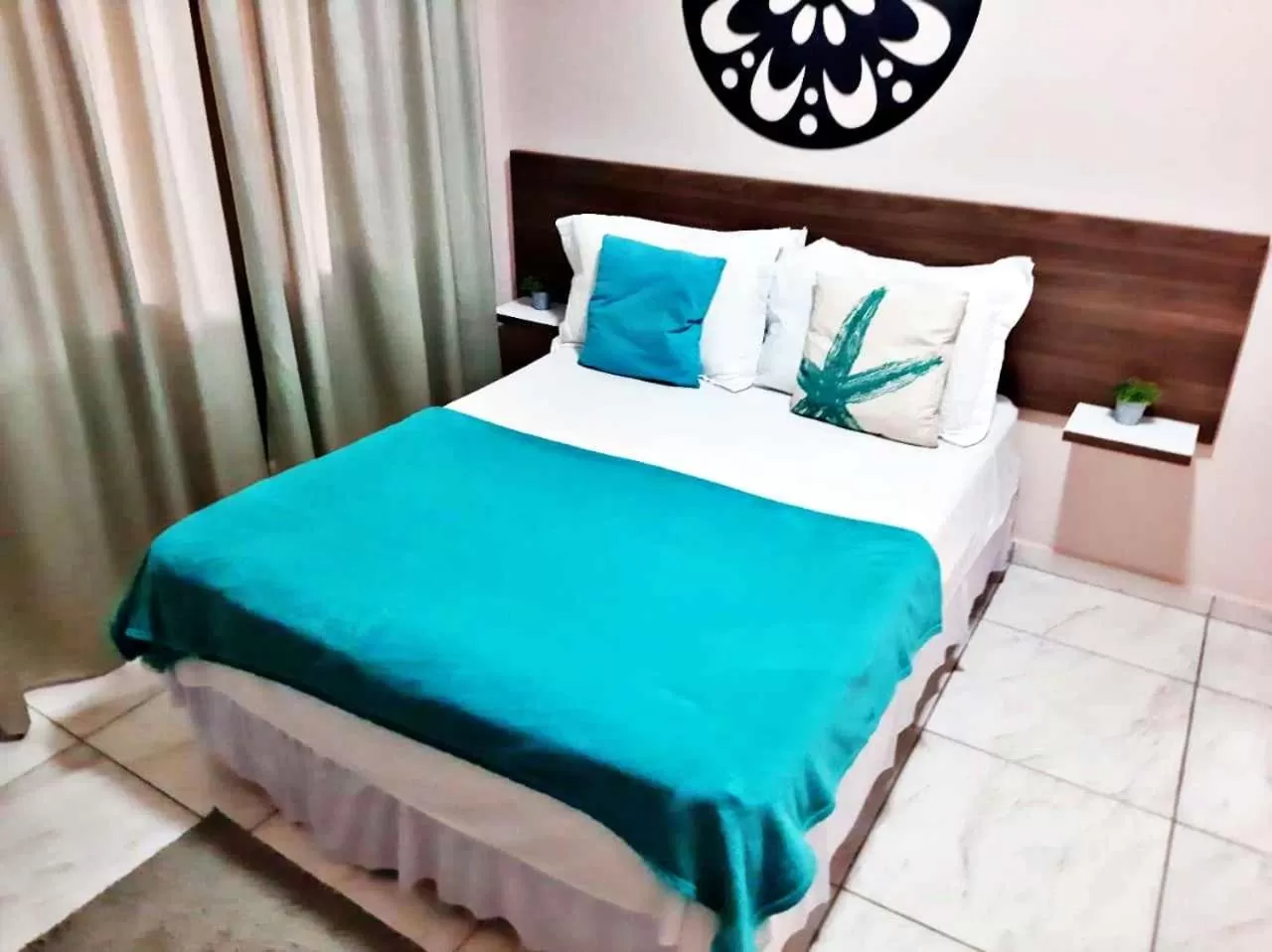 Bed in Pousada do Pescador