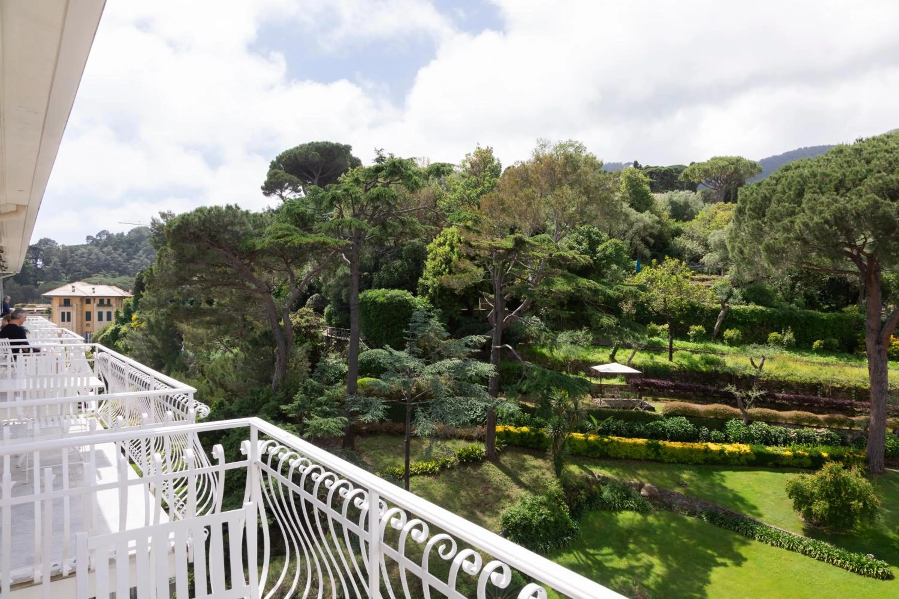 Garden view in Grand Hotel Miramare