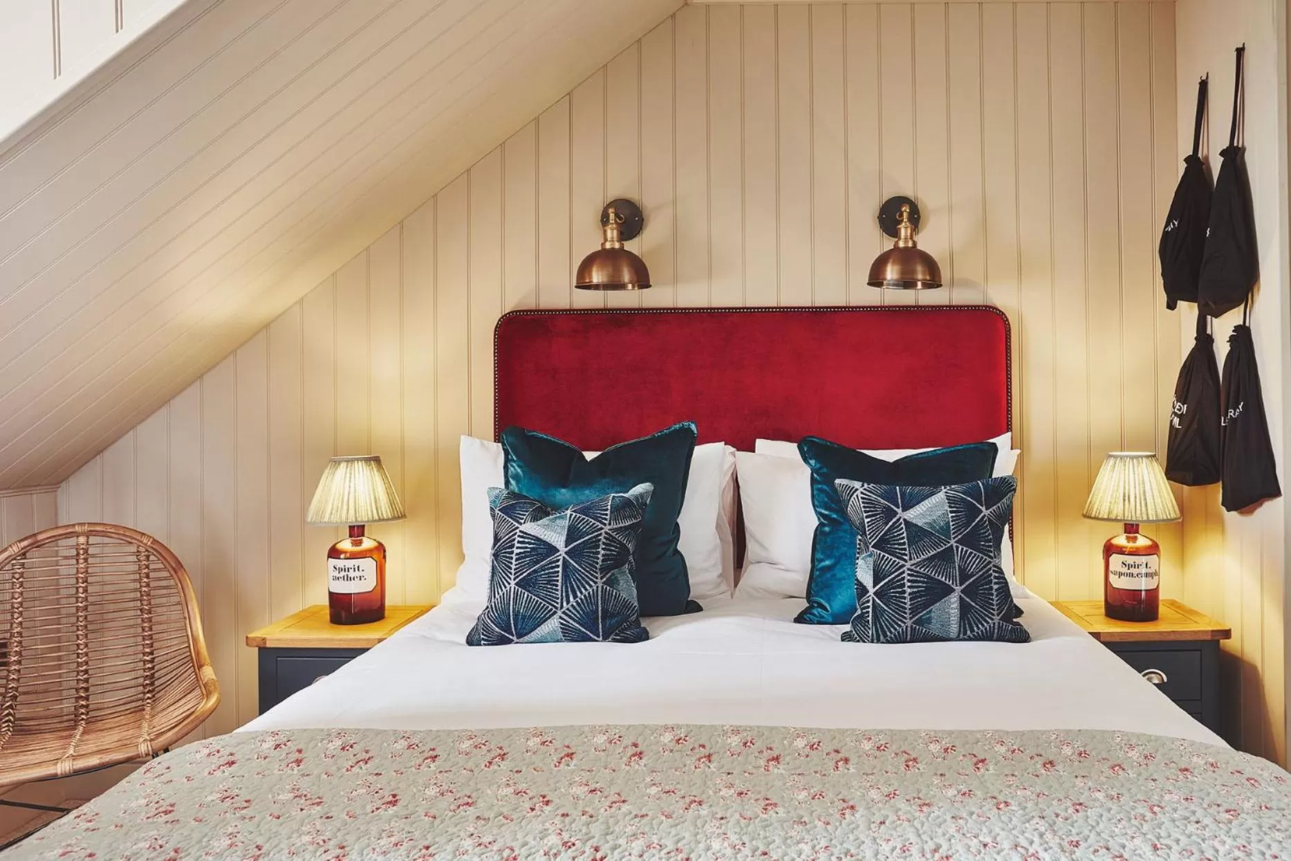 Decorative detail, Bed in No.26 By The Sea