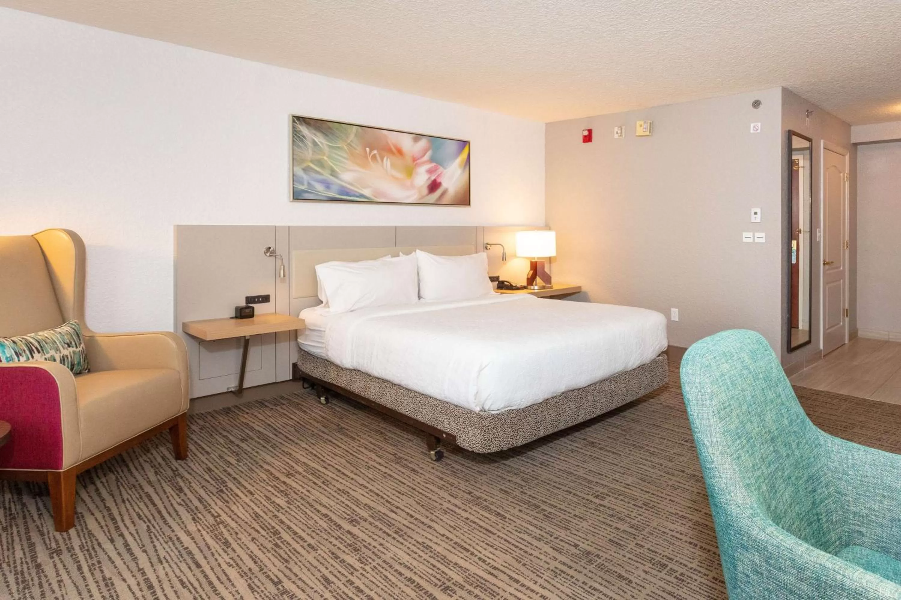 Bed in Hilton Garden Inn Jacksonville Airport