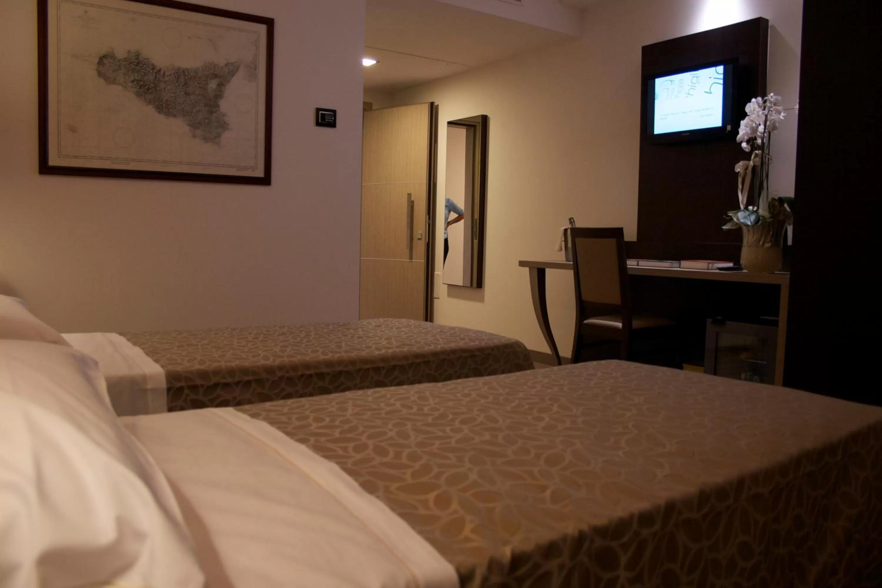 Bed in Hotel La Conchiglia