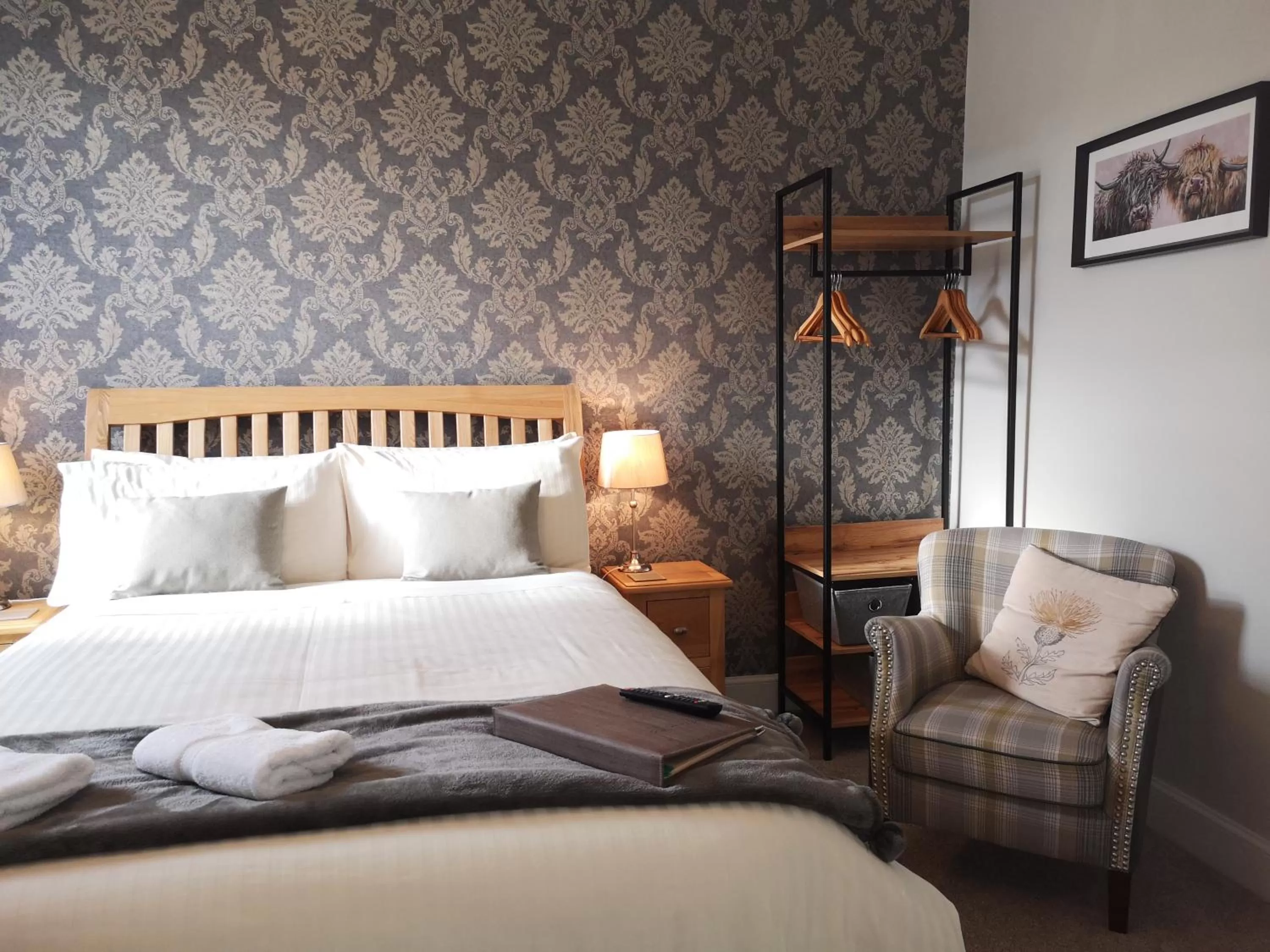 Bedroom in Lossiemouth House