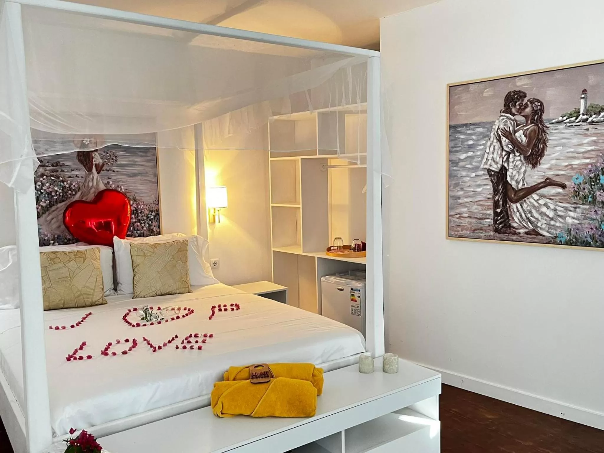 Bed in Fogo Boutique Hotel