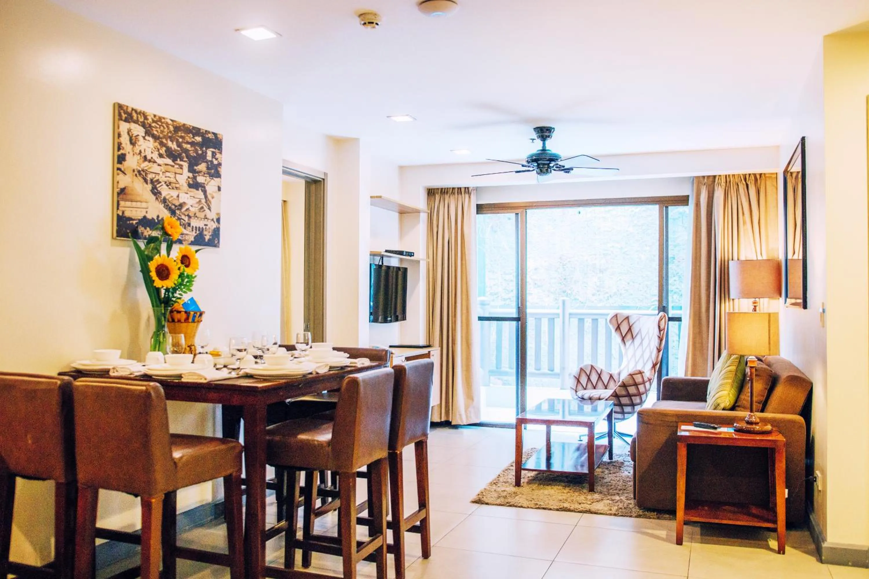 Living room in Azalea Residences Baguio