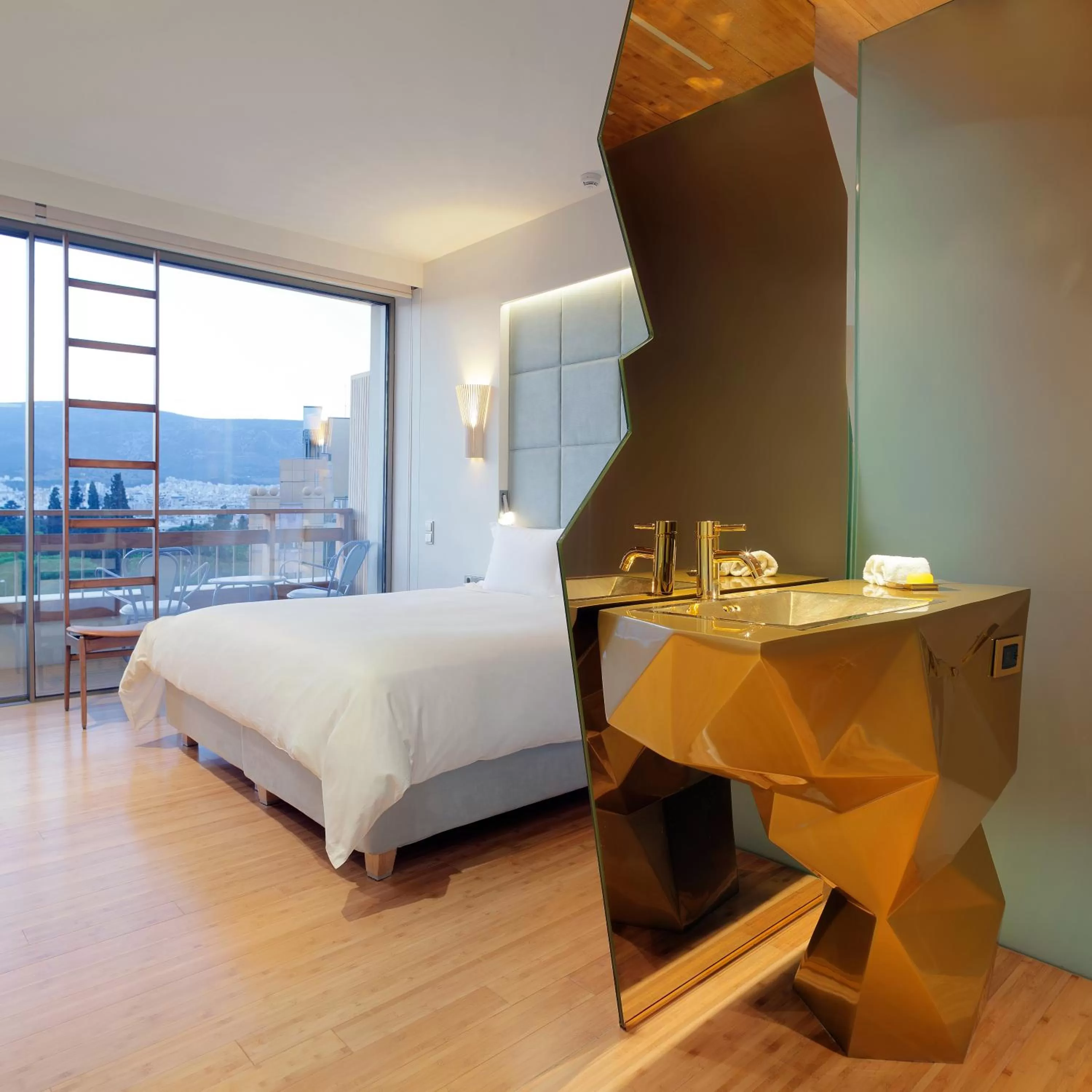 Bedroom, Bed in New Hotel