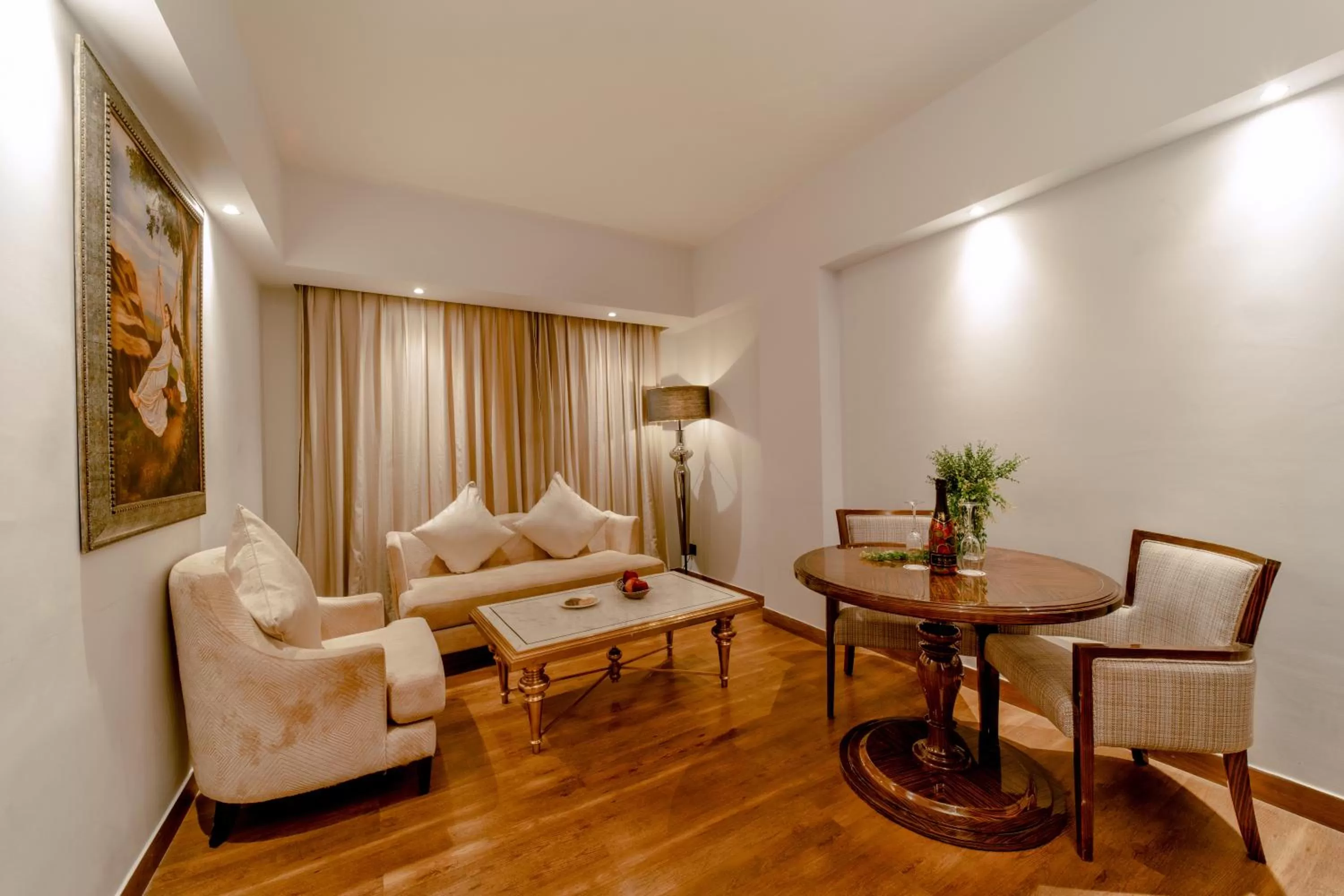 Seating area in Sarovar Portico Jaipur