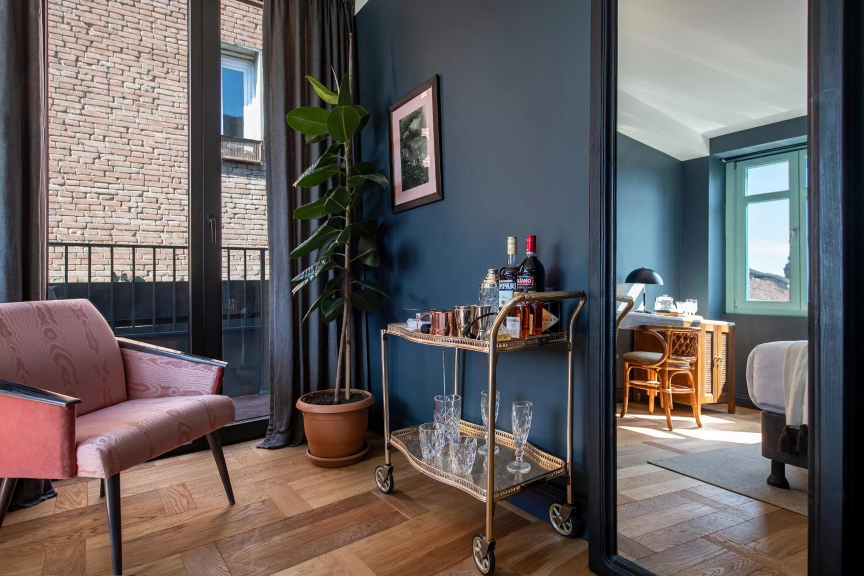 Seating area in Communal Hotel Plekhanovi