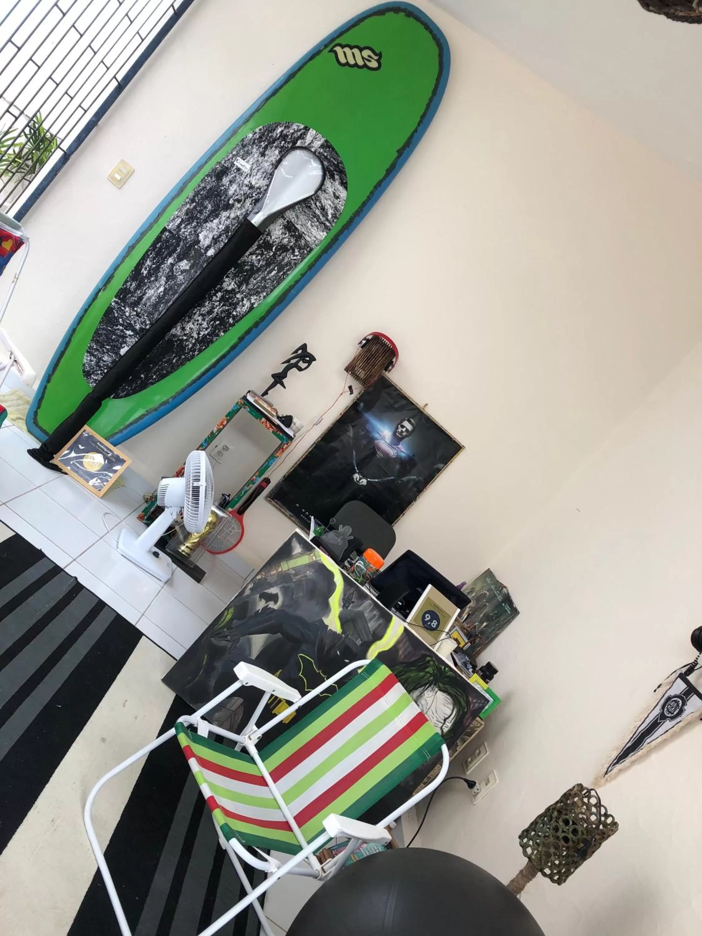 Lobby or reception, Restaurant/Places to Eat in Hostel Das Canárias