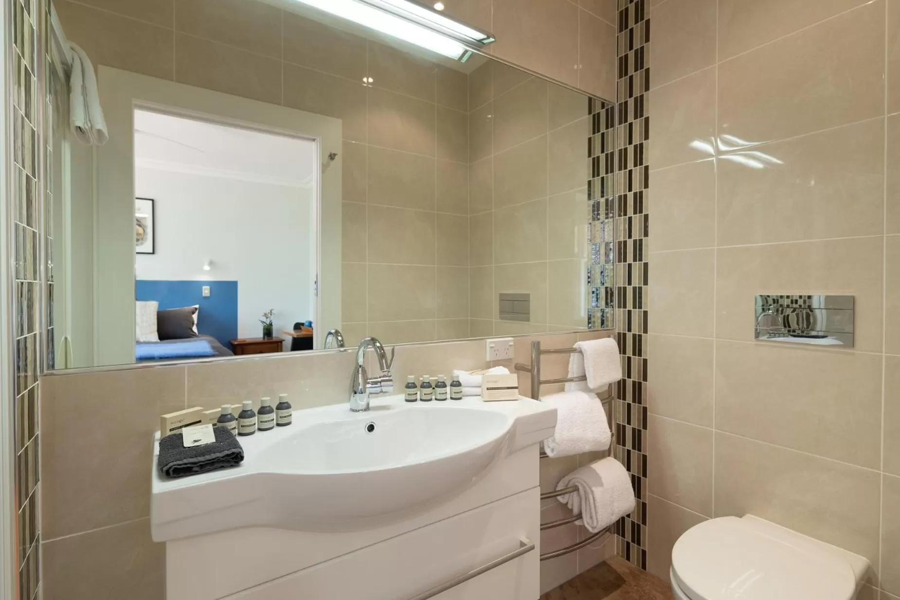 Bathroom in Pāteke Lodge