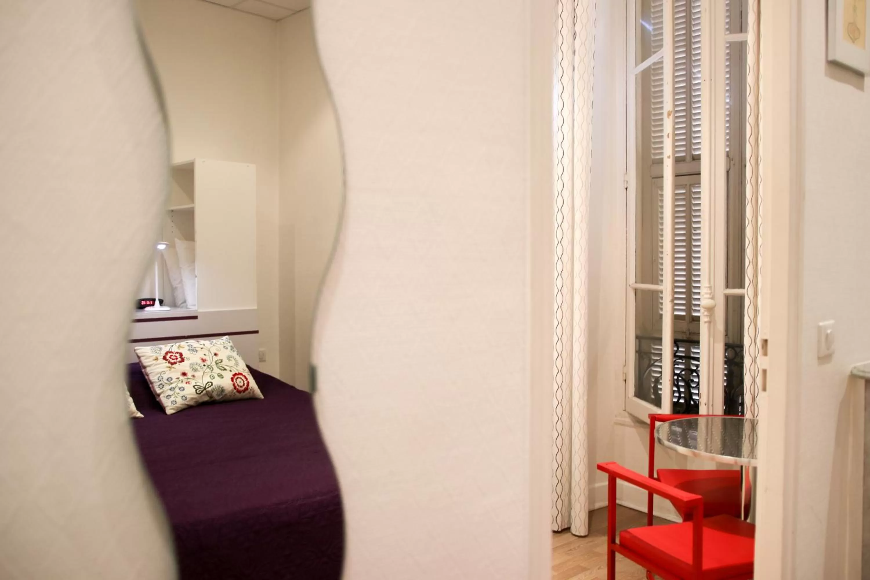 Decorative detail, Bed in Hotel Victor Hugo Nice