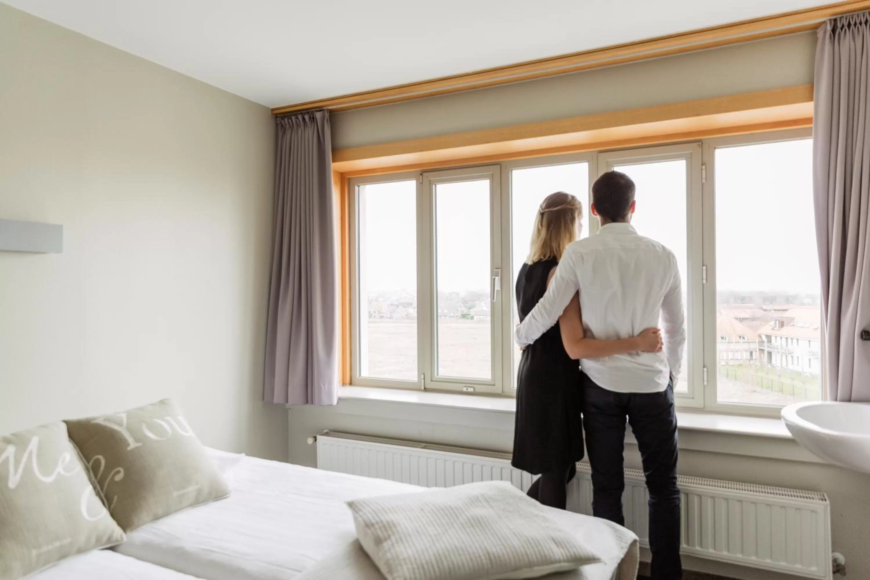 People, Bed in West Bay