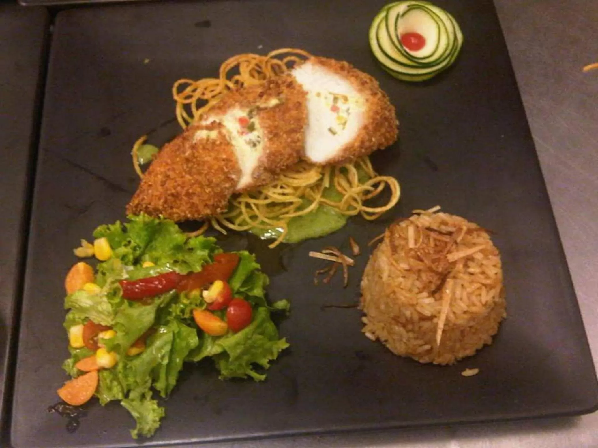 Food close-up in Roka Plaza Hotel Boutique