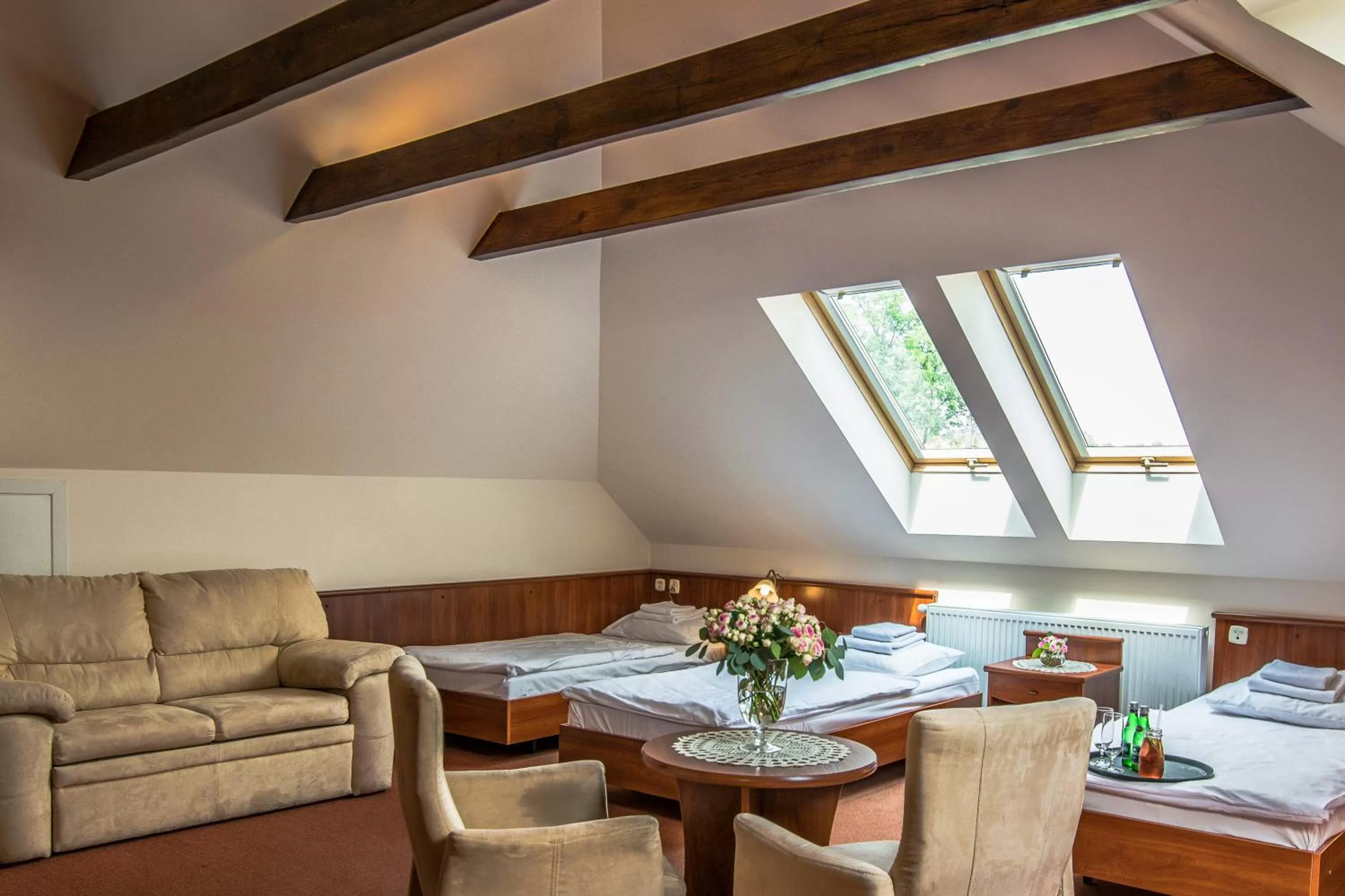 Seating Area in Gościniec Na Rozdrożu