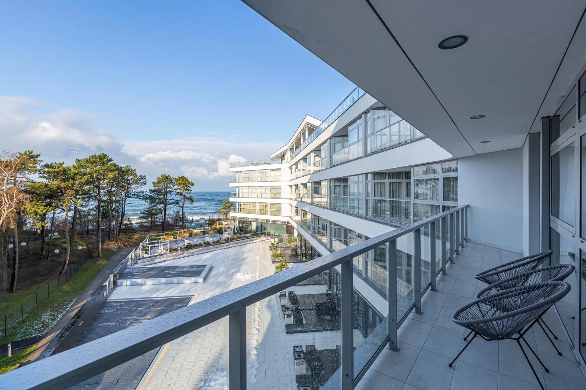 Property building, Balcony/Terrace in Dune Resort Mielno - A