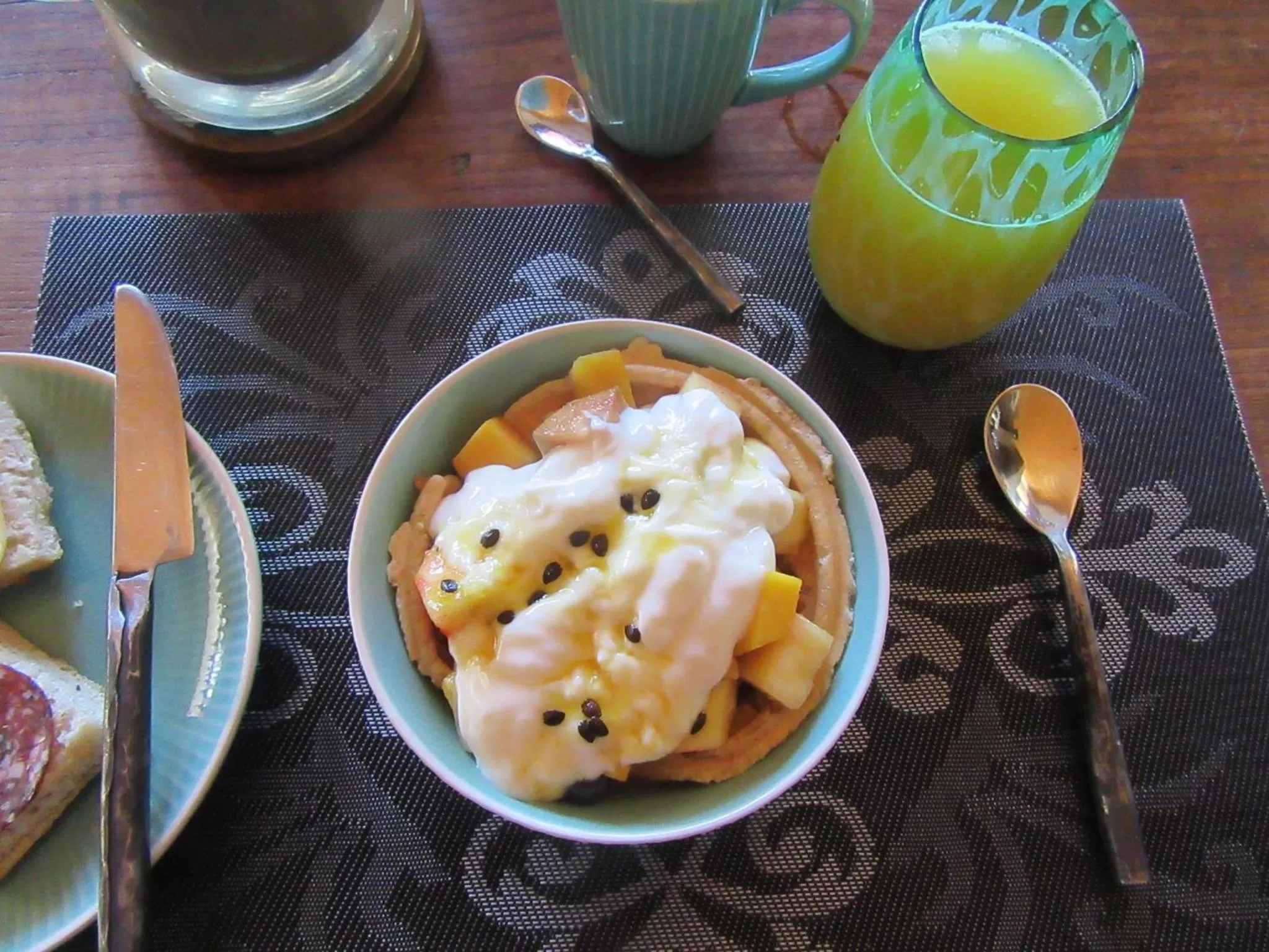 Food close-up in Redwood Valley B & B