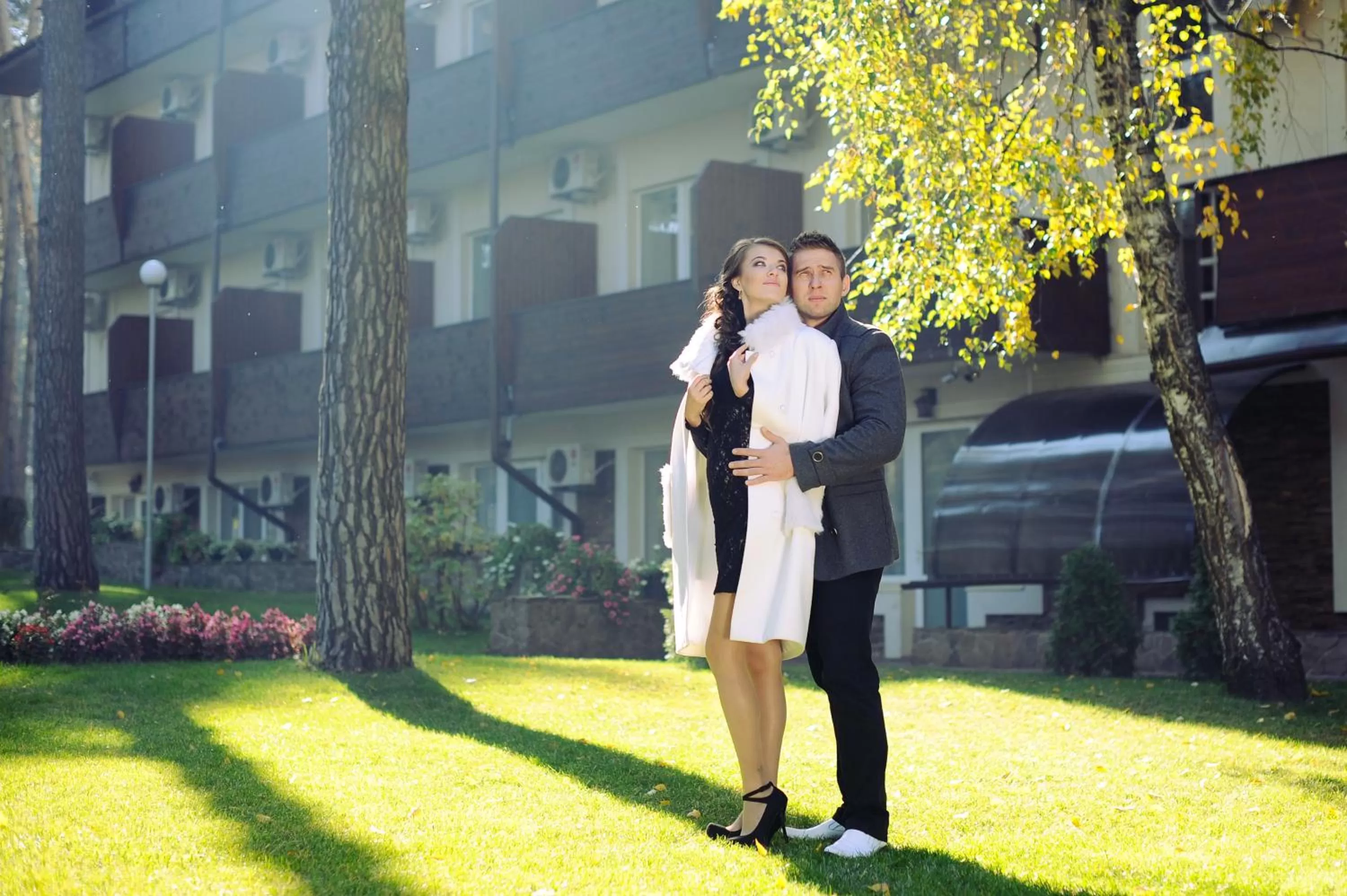 Facade/entrance in Ukraina Hotel