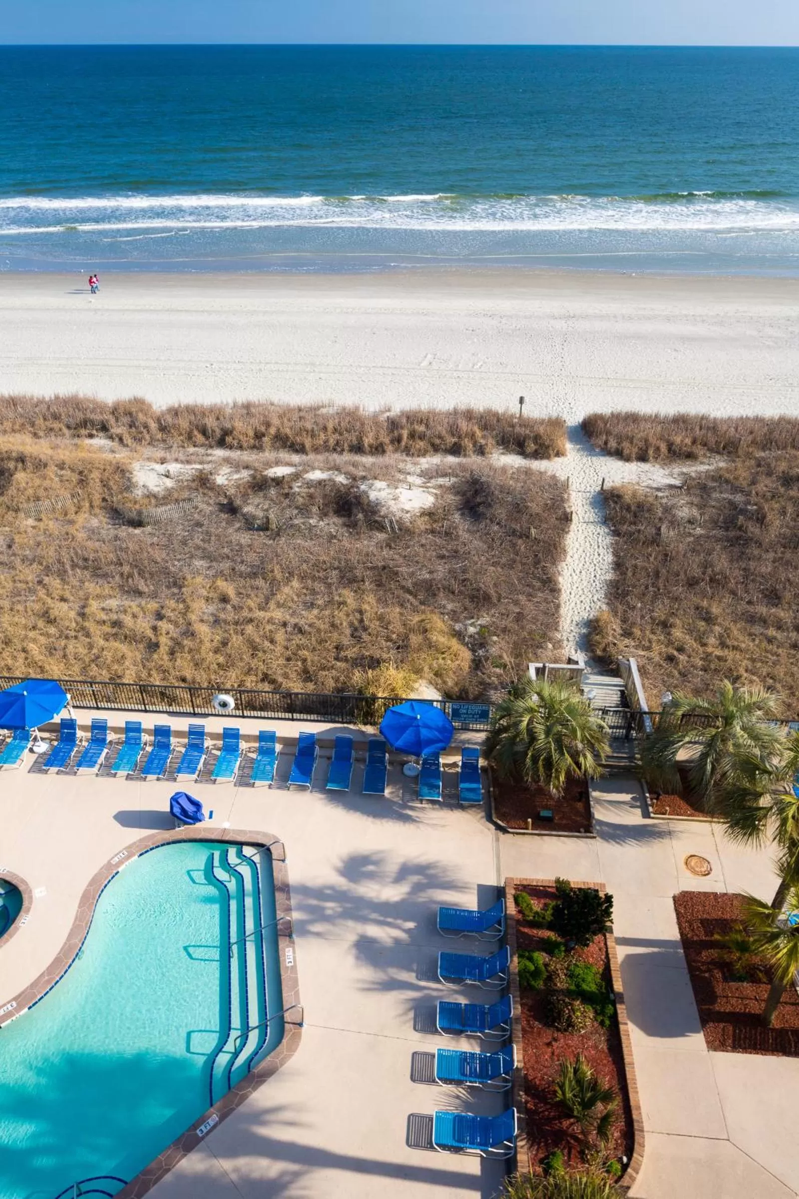 Beach in Ocean Club Resort Myrtle Beach a Ramada by Wyndham