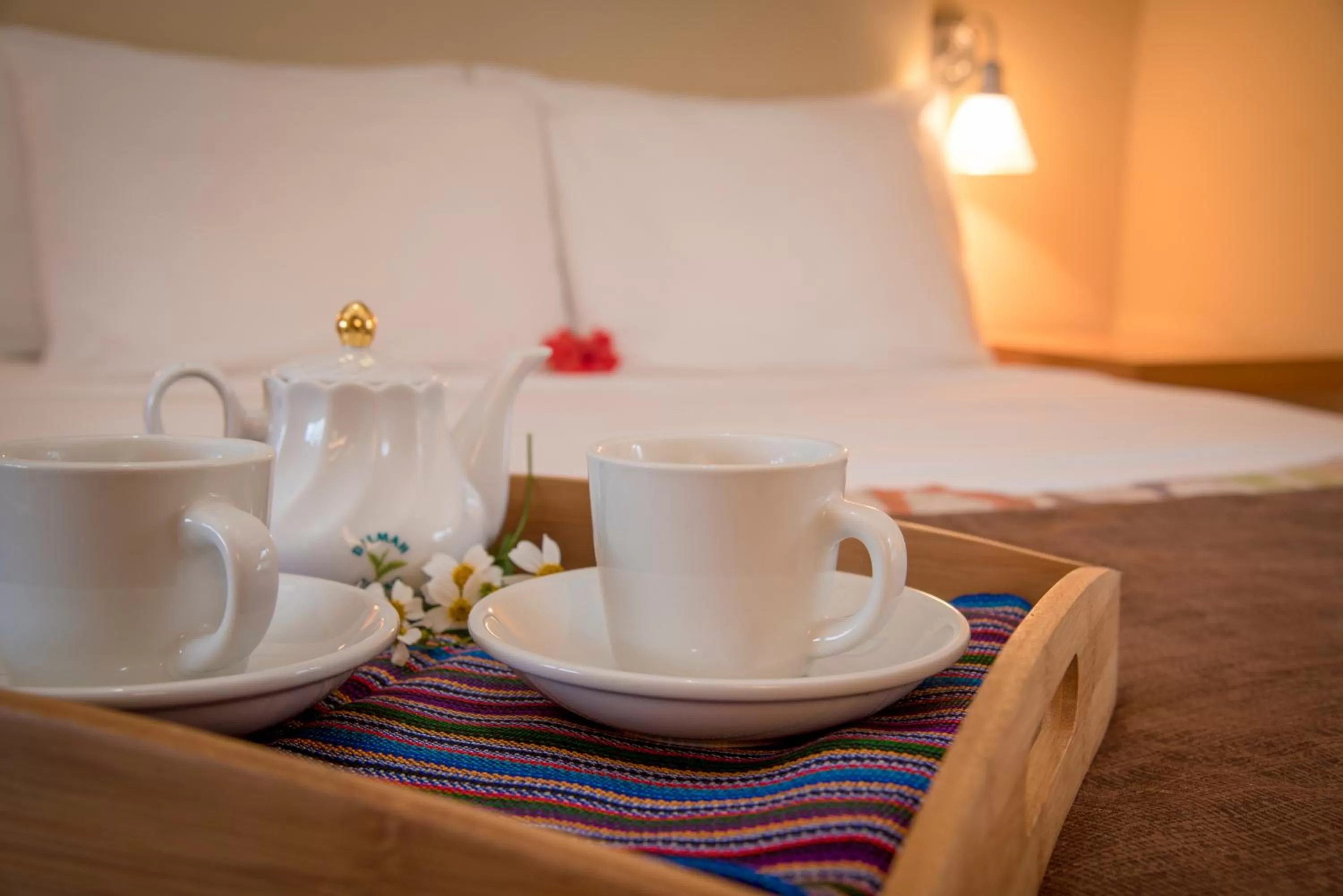 Coffee/tea facilities, Bed in Cahal Pech Village Resort