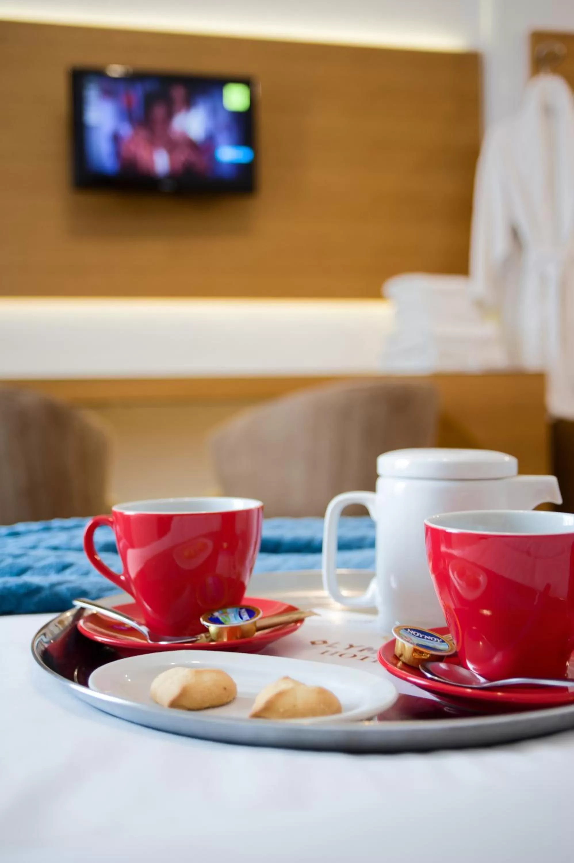 Seating area in Olympion