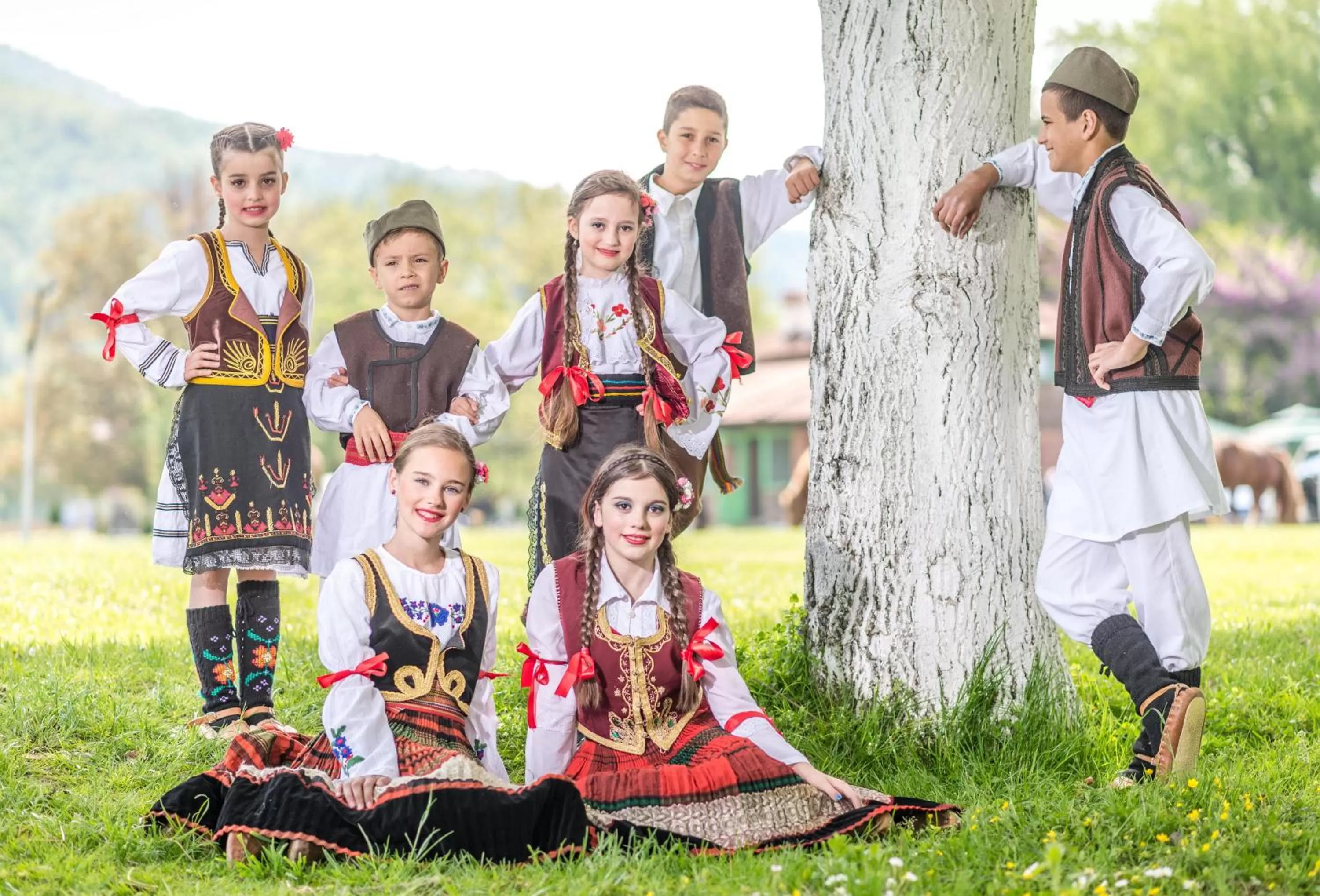 young children in B&B Etno Village Sunčana Reka
